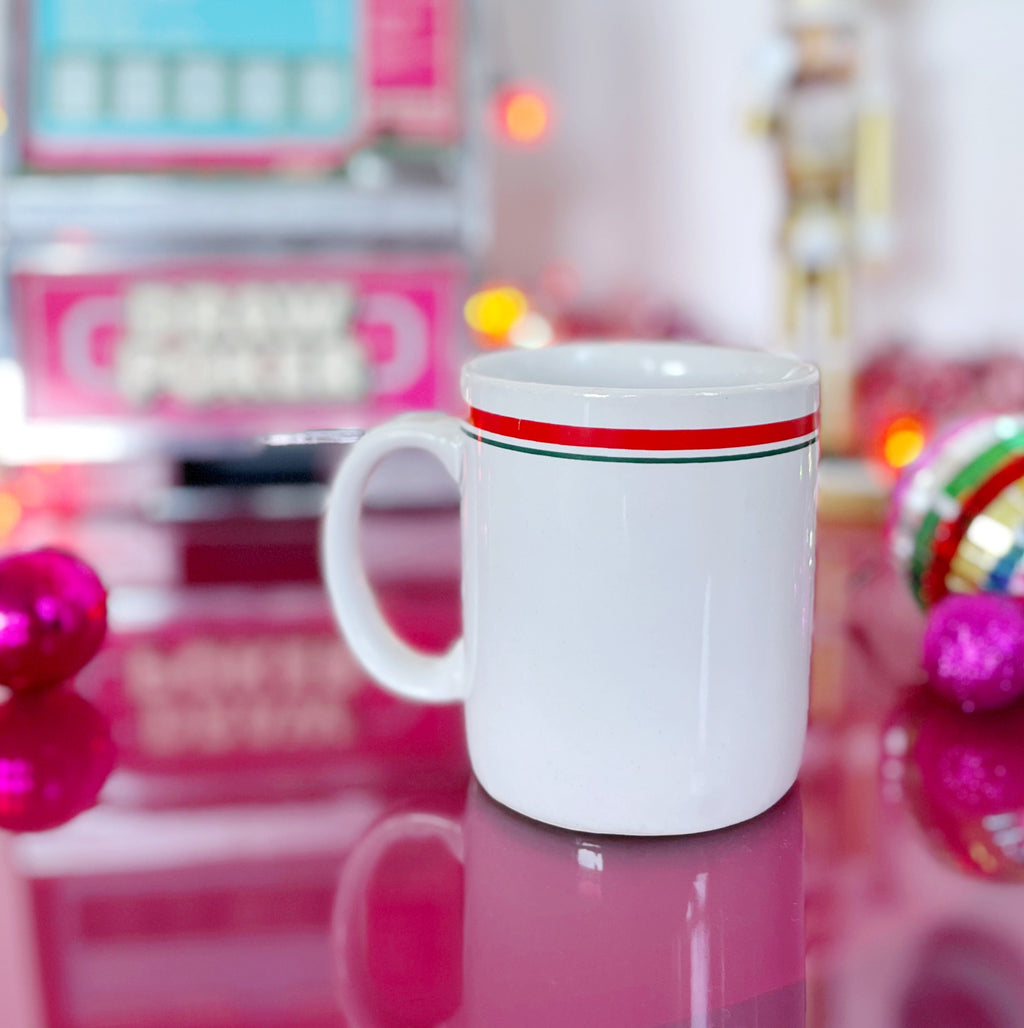 Mug vintage de Noël Rudolph