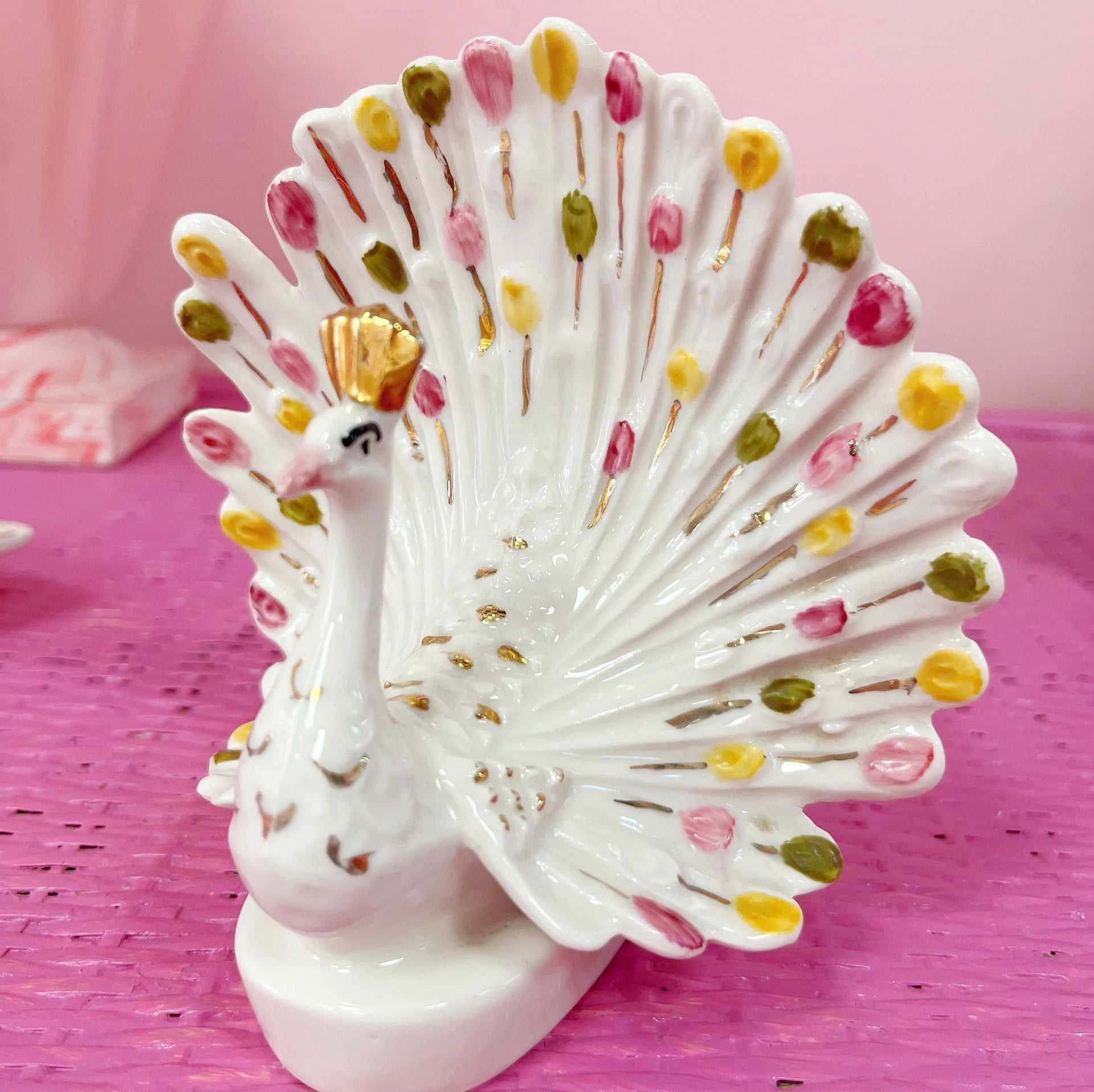 Petite lampe paon Italie 70s - Club Barbara