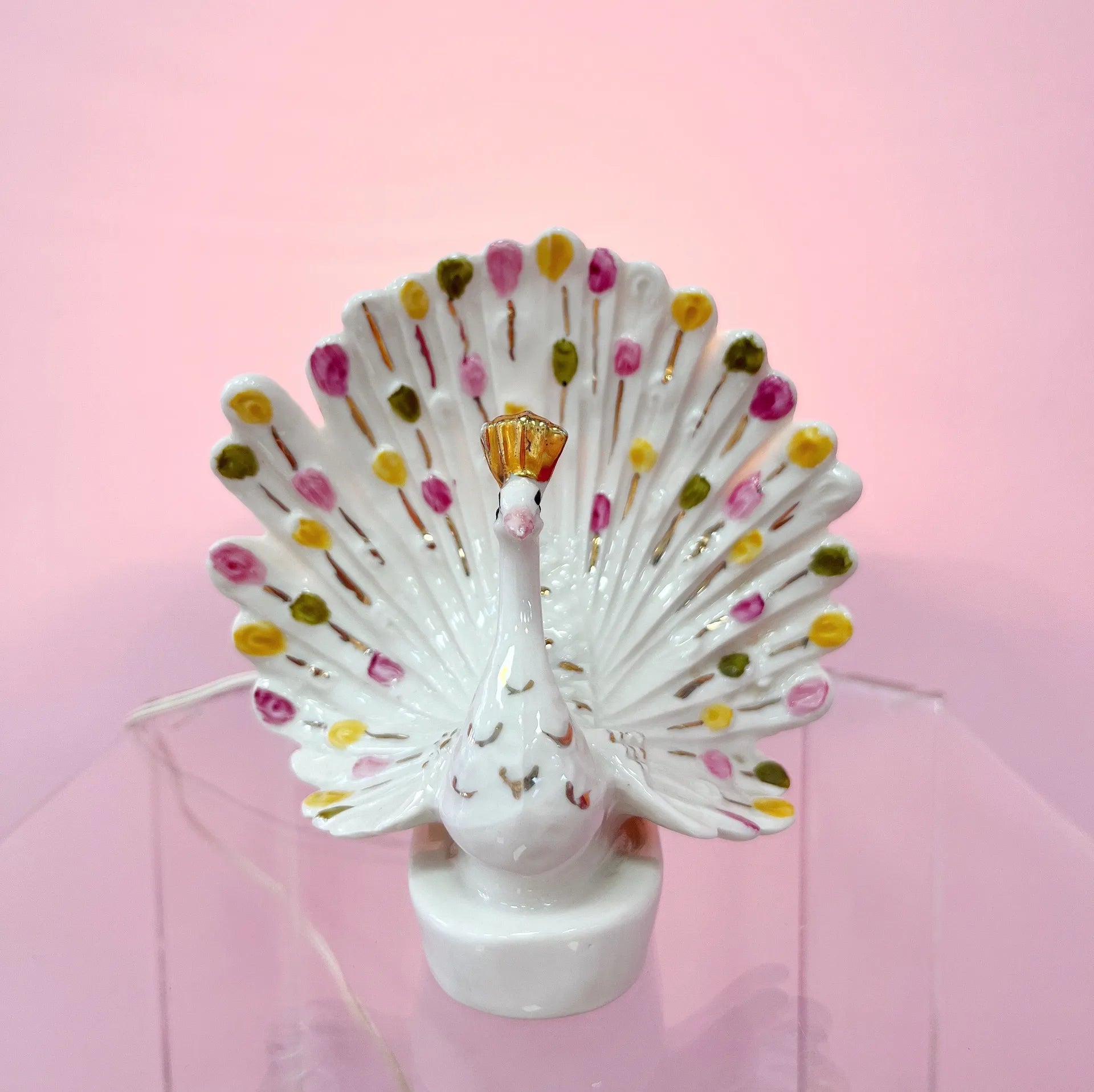 Petite lampe paon Italie 70s - Club Barbara