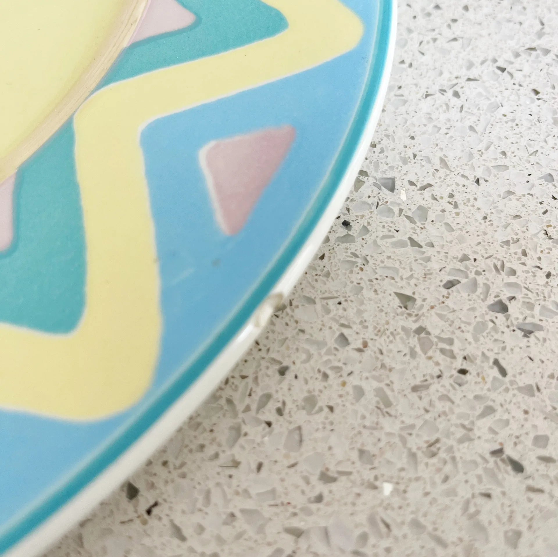 Plat collection "Arizona", maison Pagnossin made in Italy, années 80 - Club Barbara