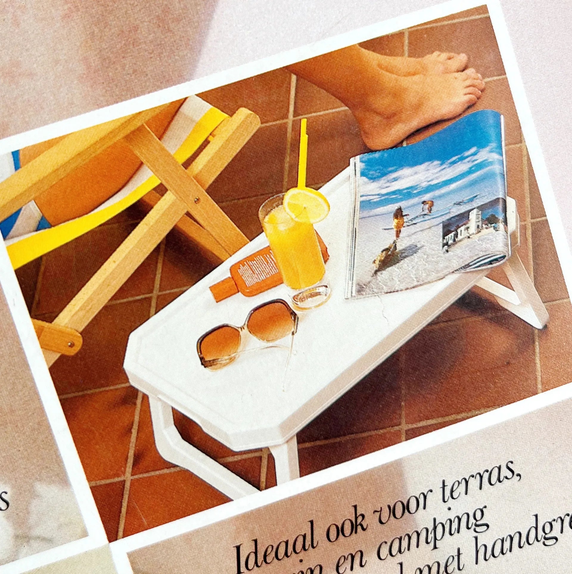 Plateau de service vintage annees 80 - Club Barbara
