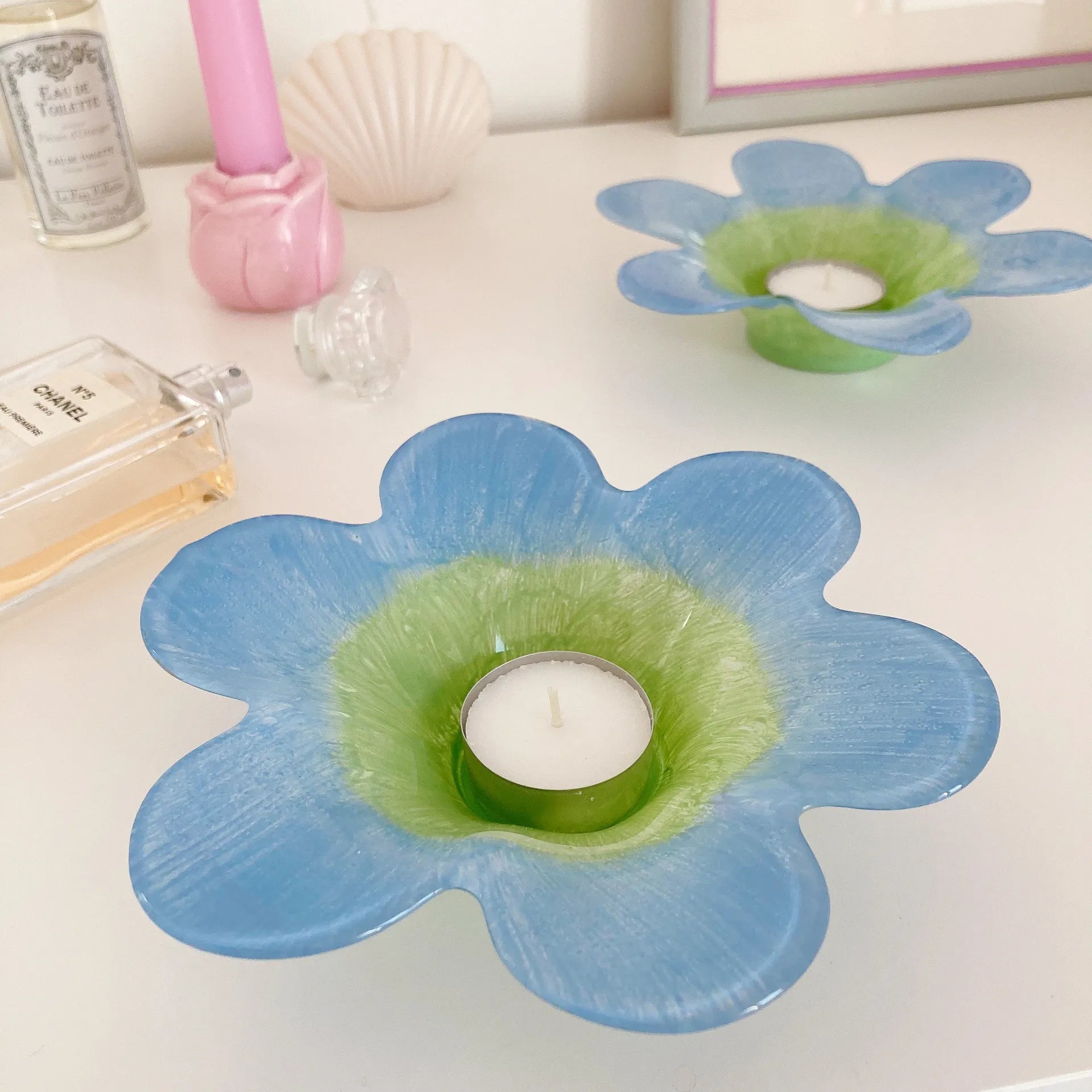 Porte-bougie fleur - Club Barbara
