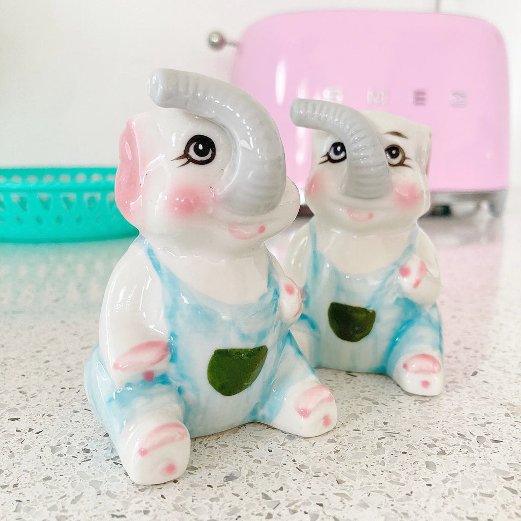 Salière & poivrière éléphants - Club Barbara