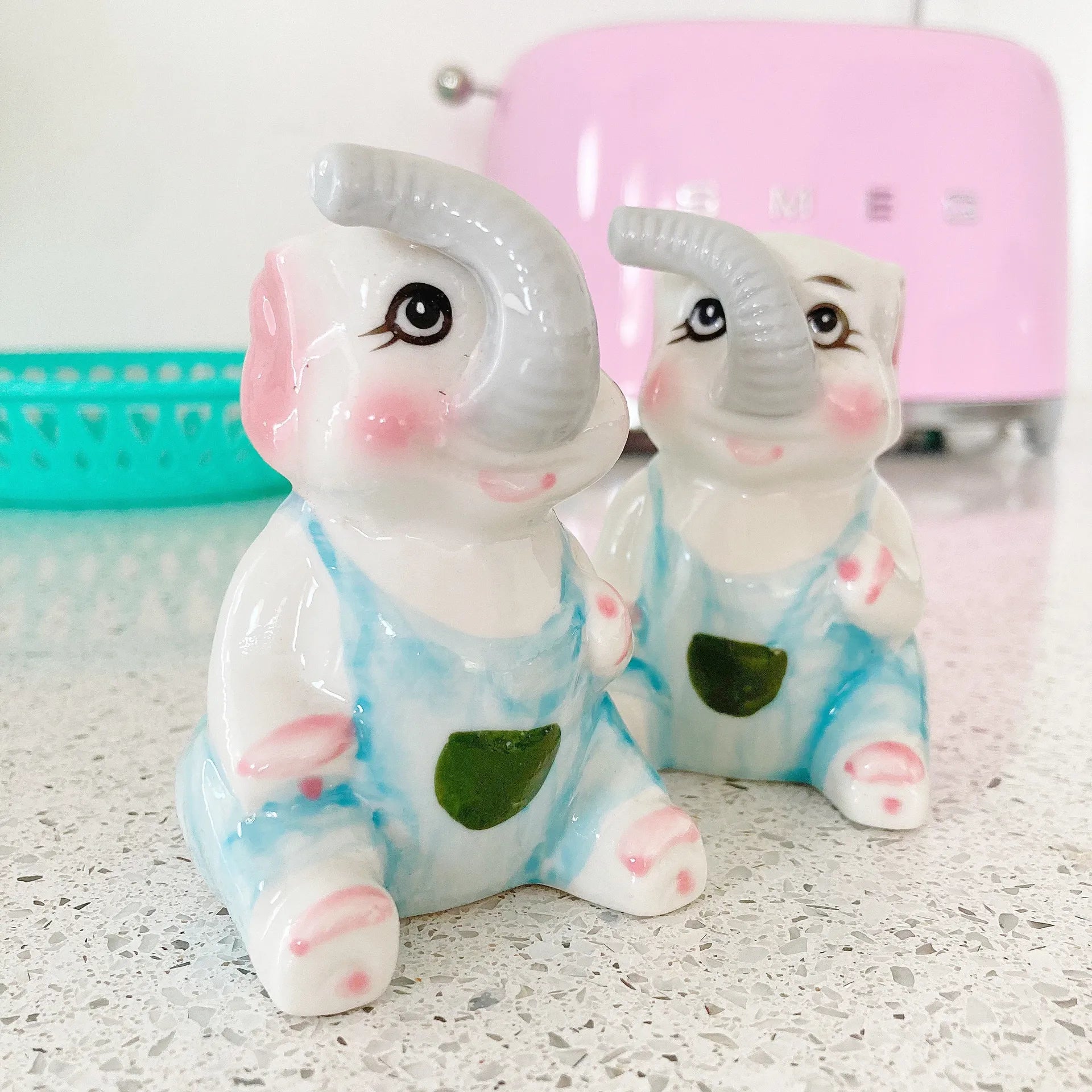 Salière & poivrière éléphants - Club Barbara