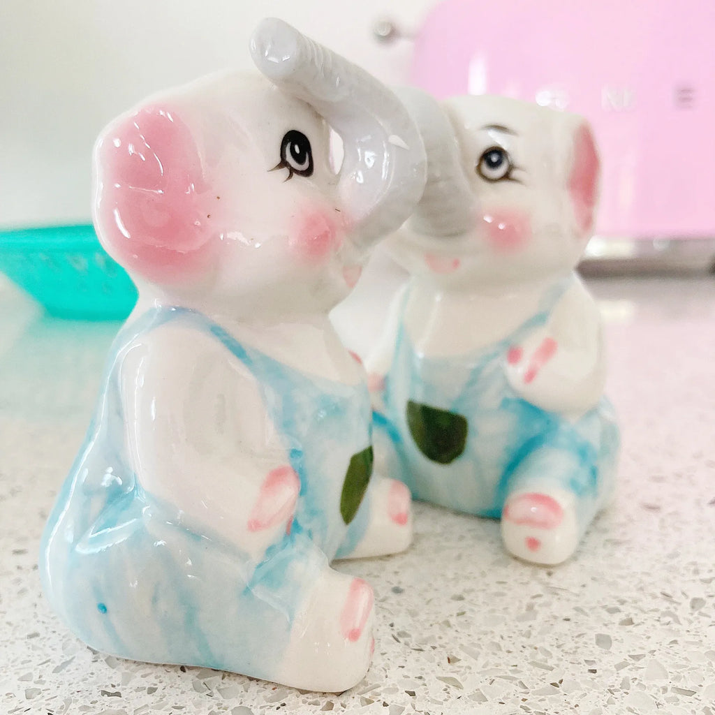 Salière & poivrière éléphants - Club Barbara