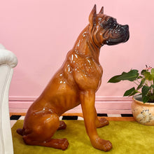 Charger l&#39;image dans la galerie, Boxer géant en céramique - Made in Spain - 70’s
