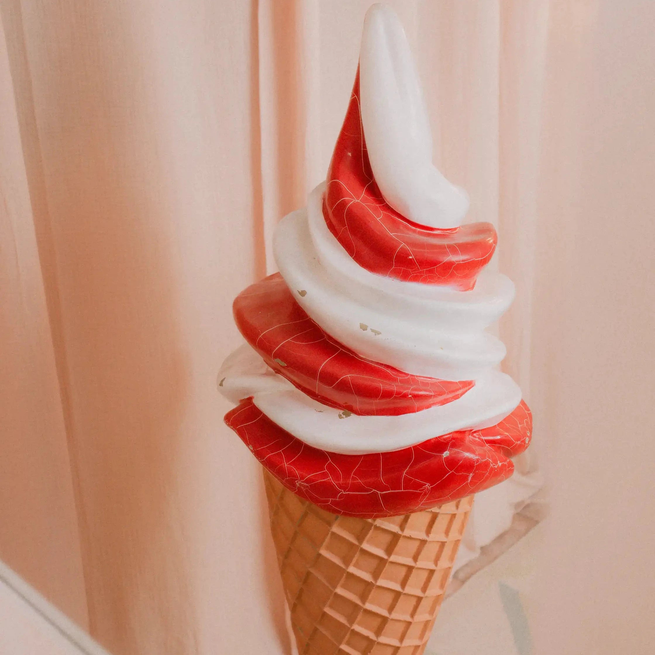 Italian Ice Cream Sculpture, Vintage Advertising Object