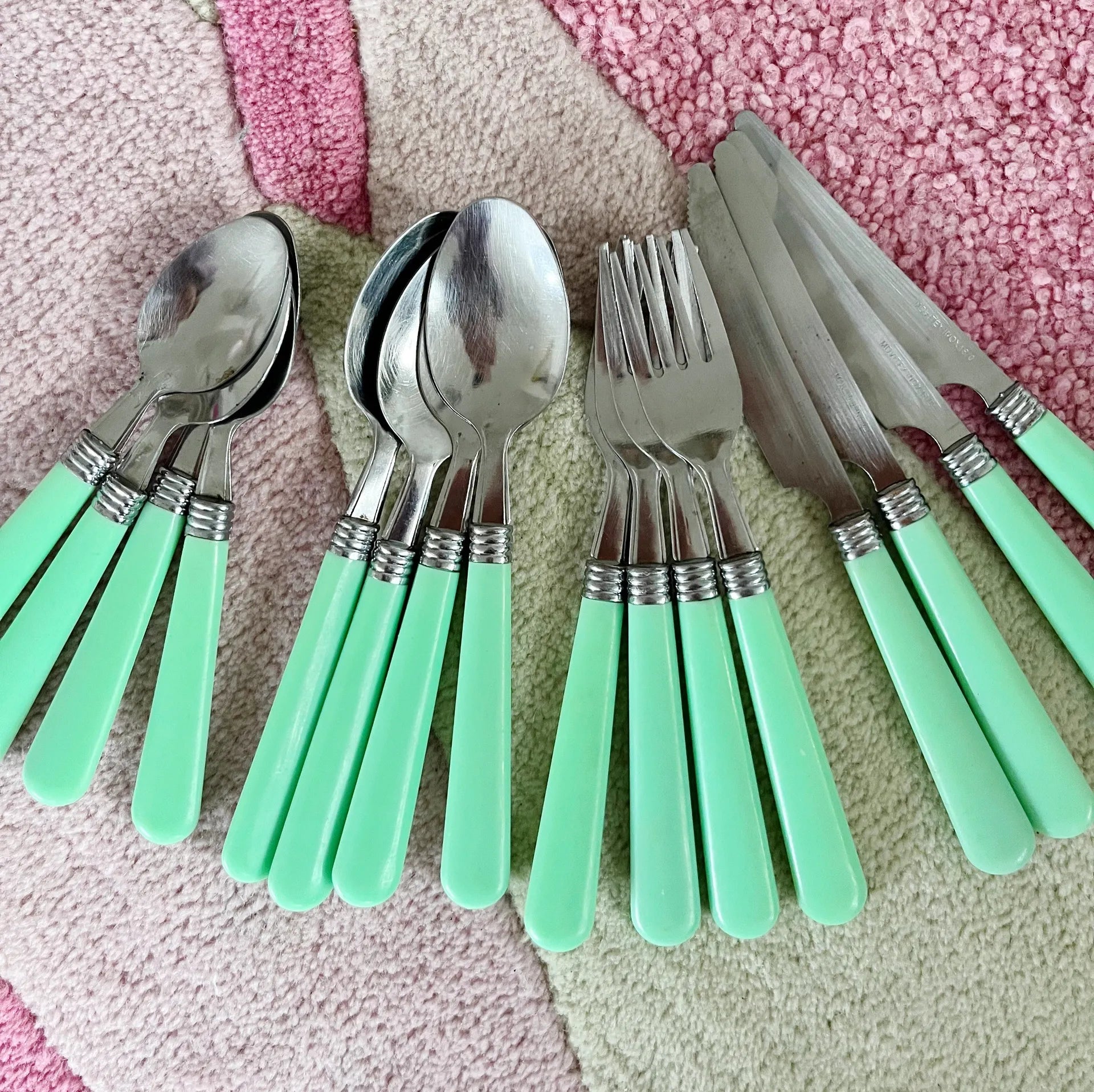 Set de couverts 70s mint - Club Barbara