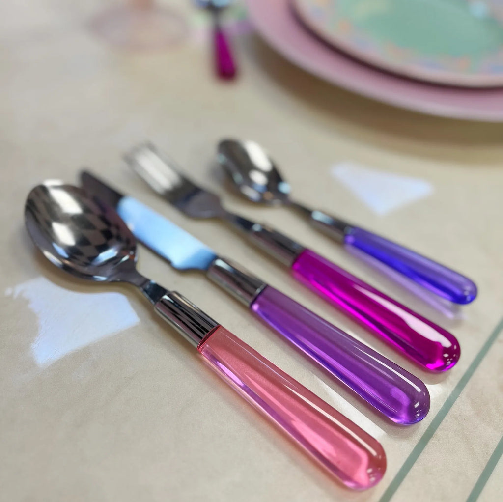 Set de couverts plexi vintage - Club Barbara
