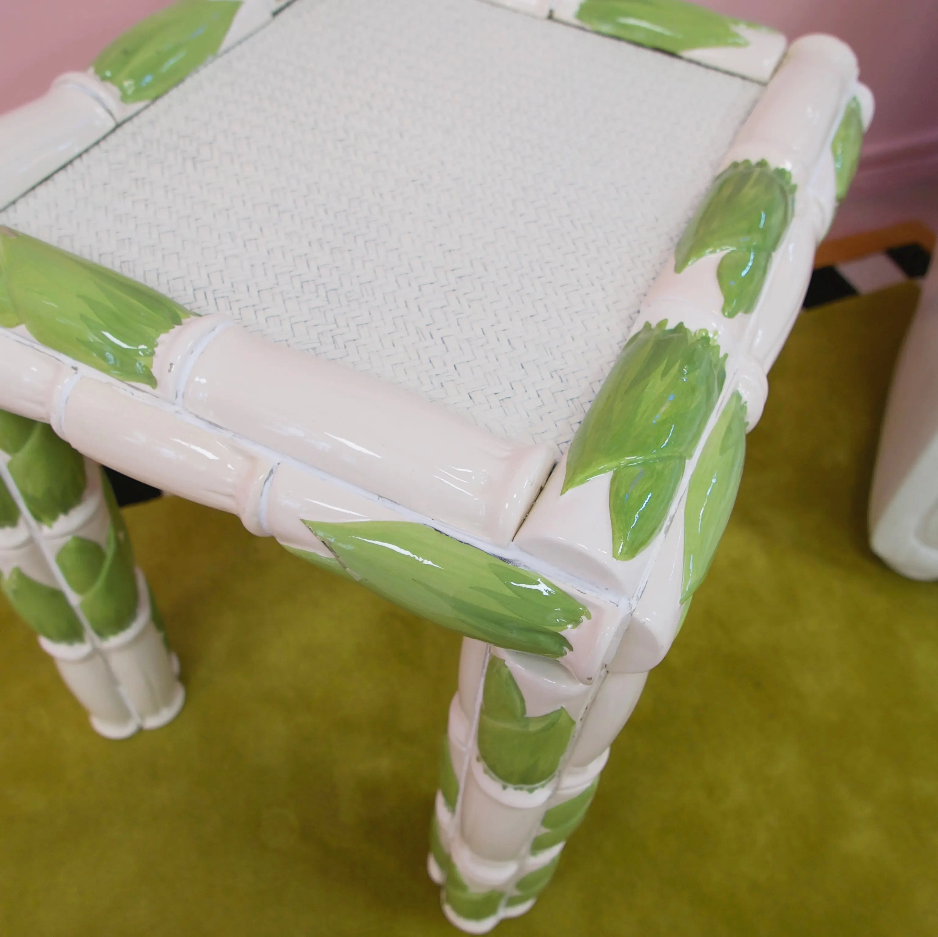 Console céramique bambou, Colin Morrow, Arpex Italie, années 70