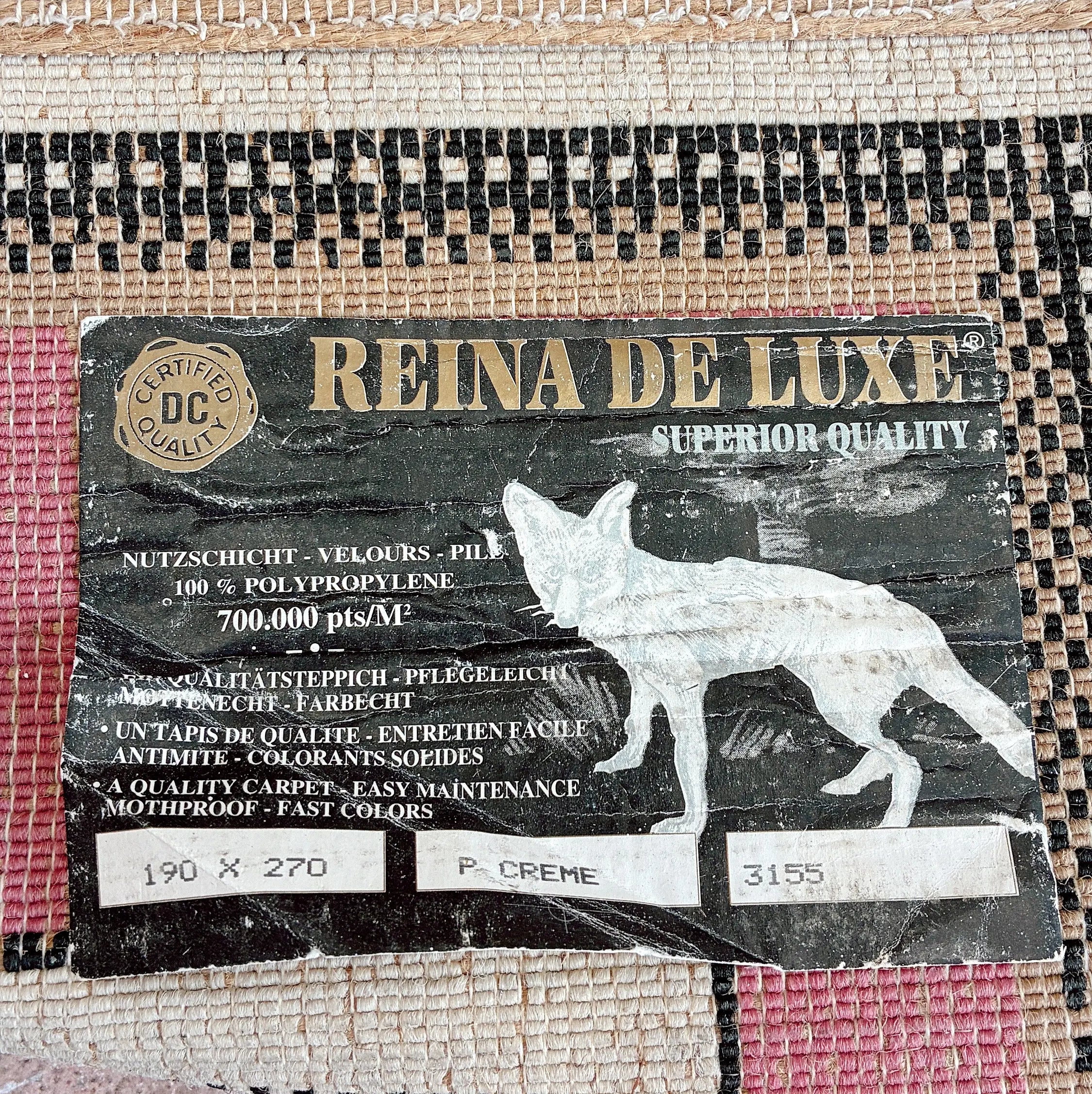 Tapis vintage Navajo en velours polypropylène européen
