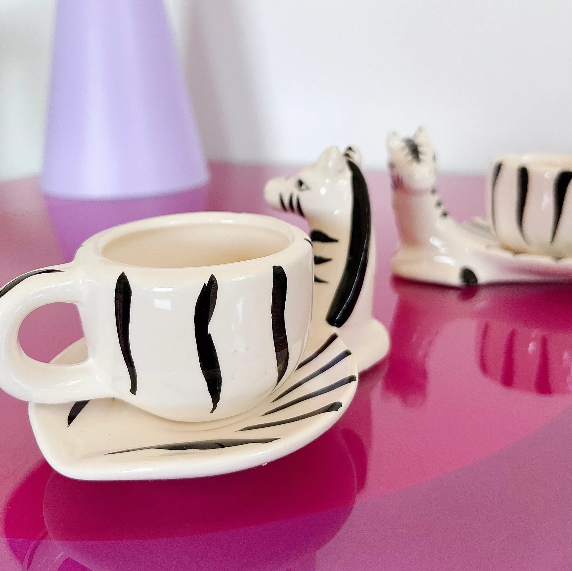 Tasses zebres vintage - Club Barbara