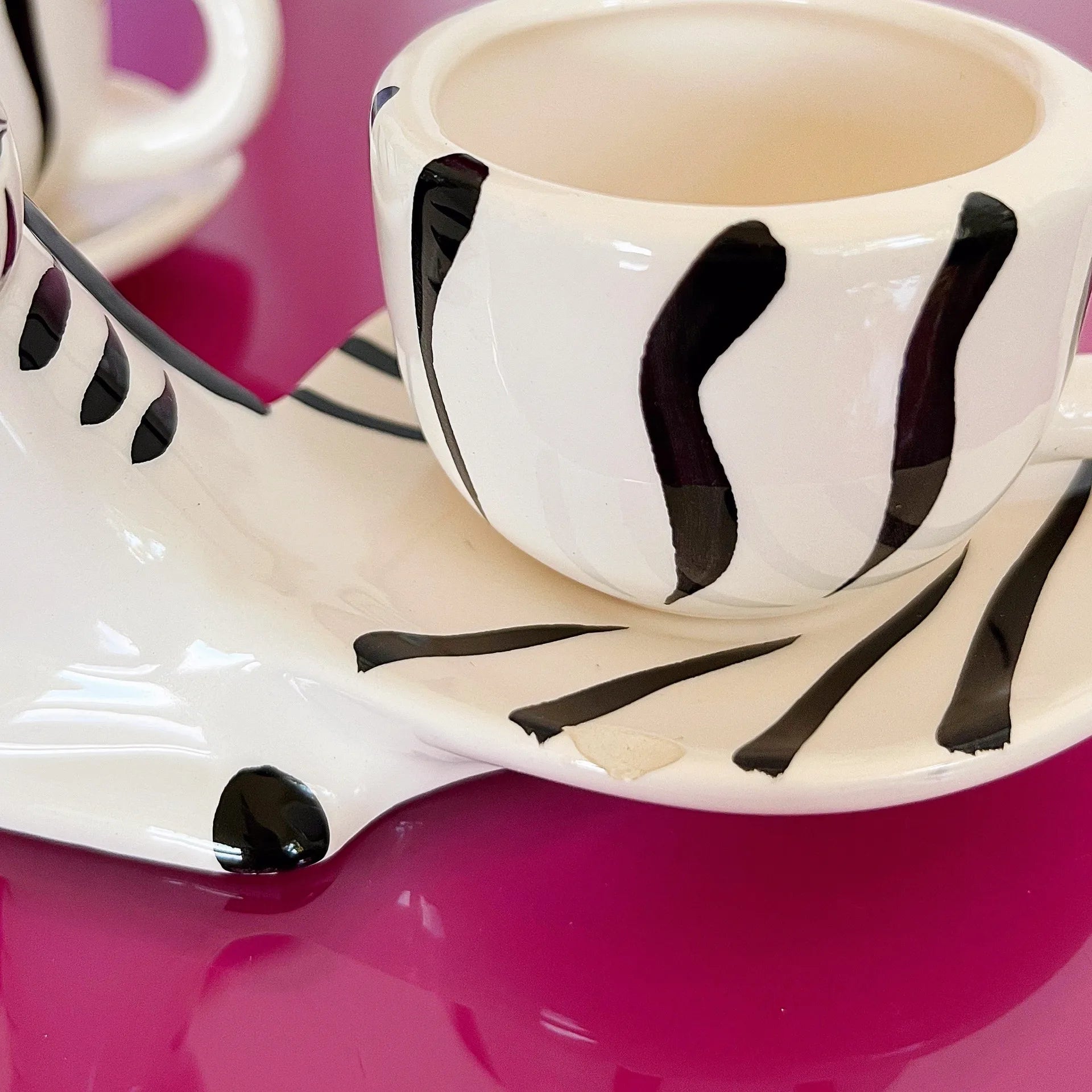 Tasses zebres vintage - Club Barbara