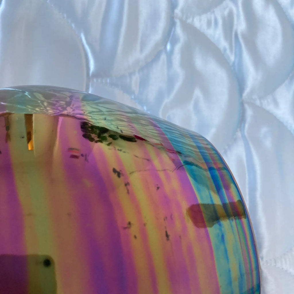 Vase 80’s iridescent pétrole - Club Barbara