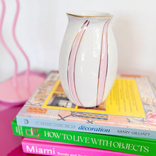 Load image into Gallery viewer, Vintage pink twist vase
