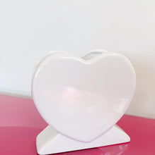 Load image into Gallery viewer, Vintage heart vase
