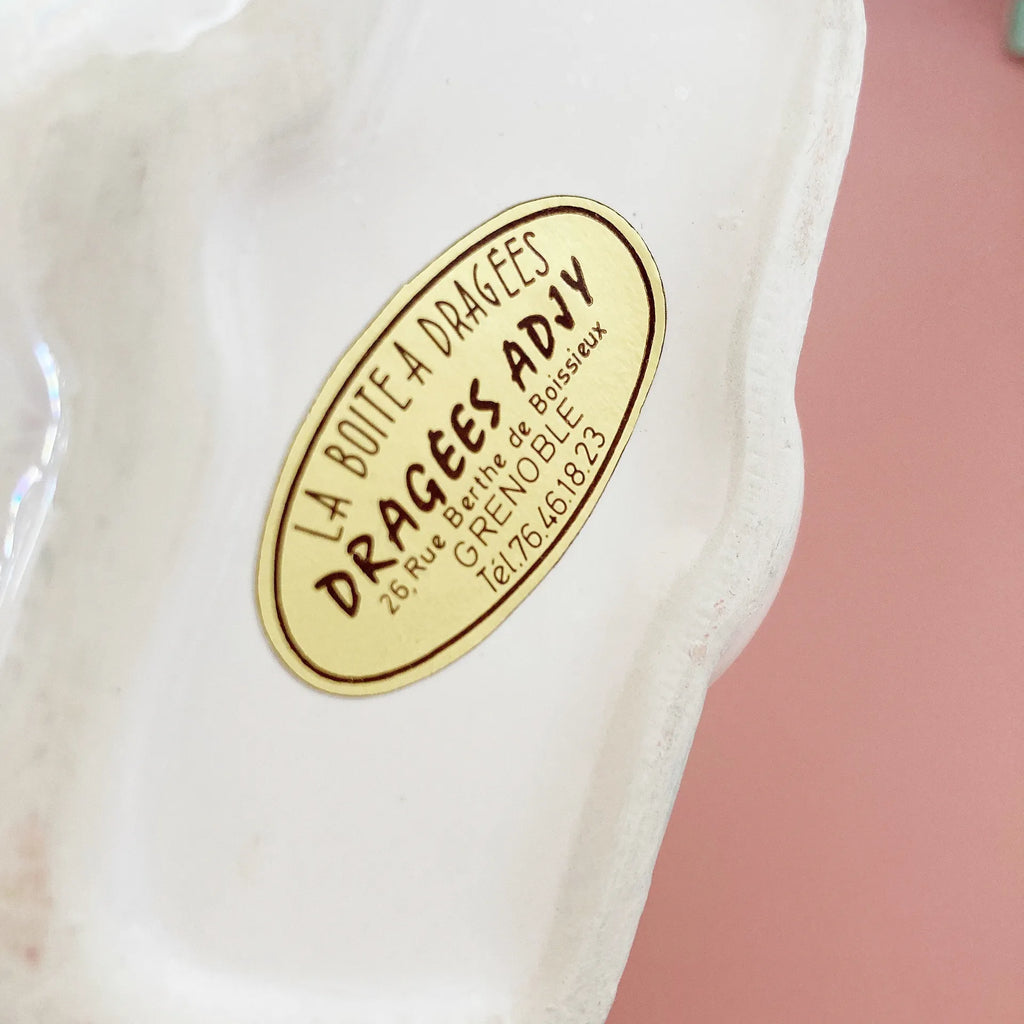 Vase coquillage vintage iridescent - Club Barbara
