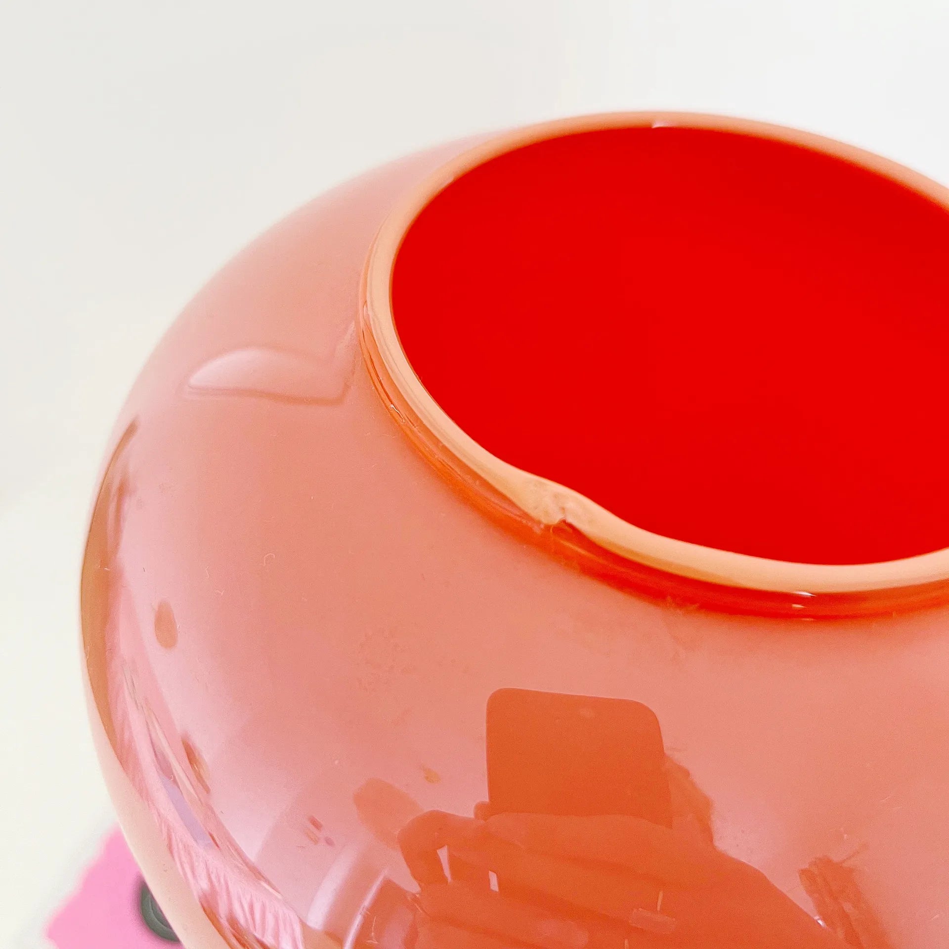 Vase corail pearly 80’s - Club Barbara