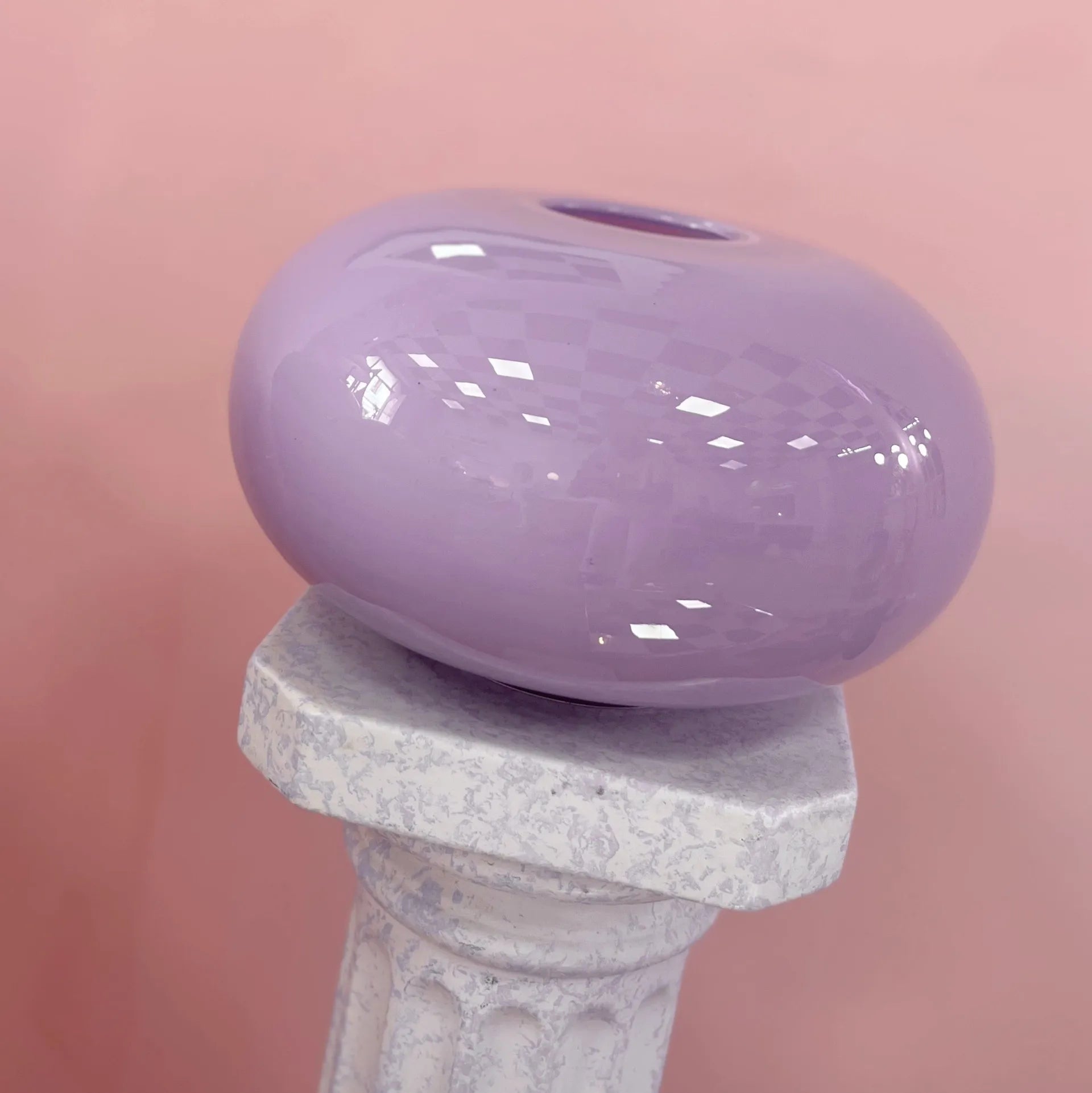 Vase en verre soufflé, Italie, Collection hôtelière Riviera Côte d’Azur - Club Barbara