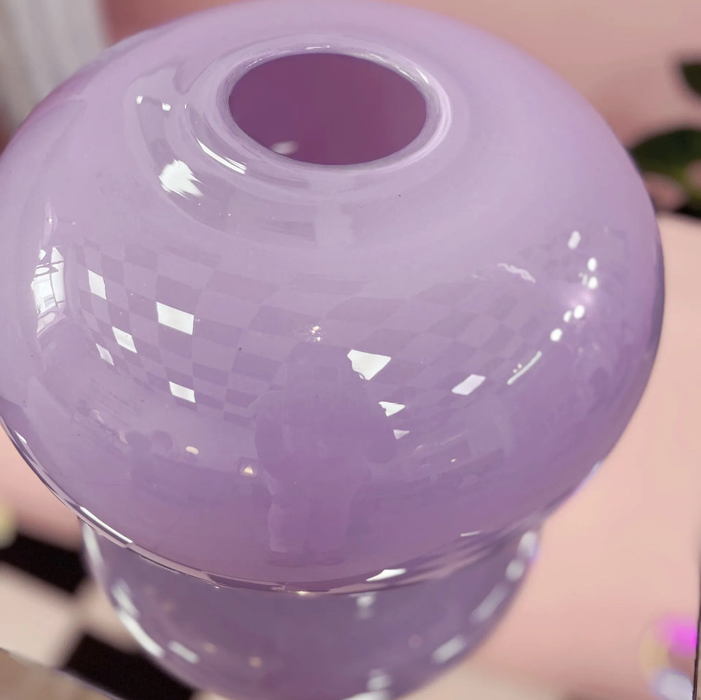 Vase en verre soufflé, Italie, Collection hôtelière Riviera Côte d’Azur - Club Barbara