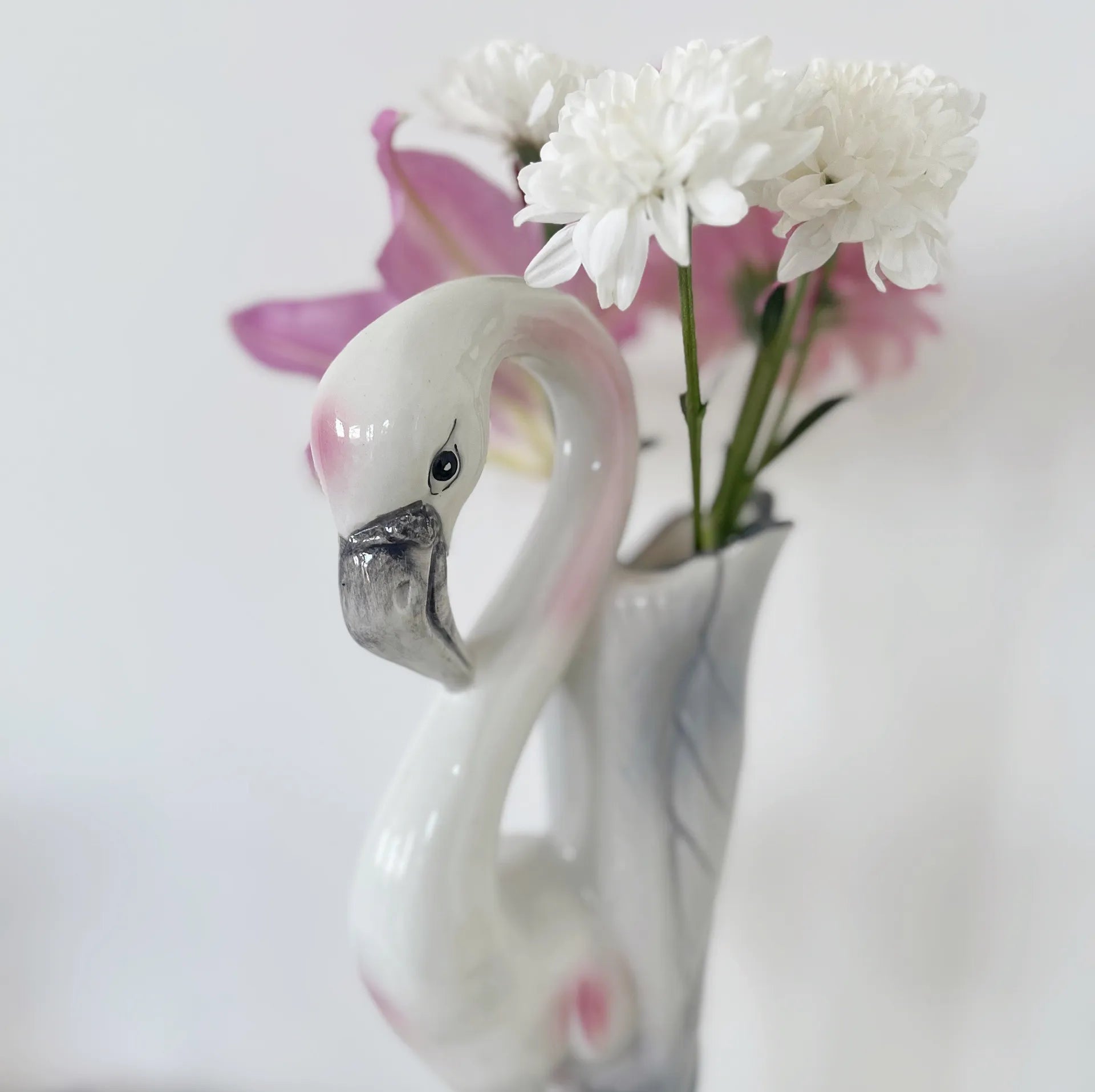 Vase flamant rose 80s - Club Barbara