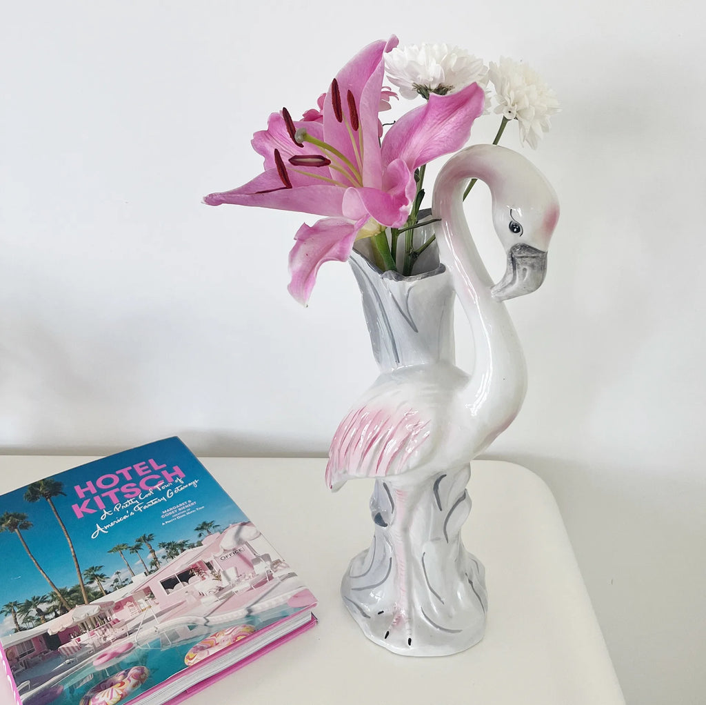 Vase flamant rose 80s - Club Barbara