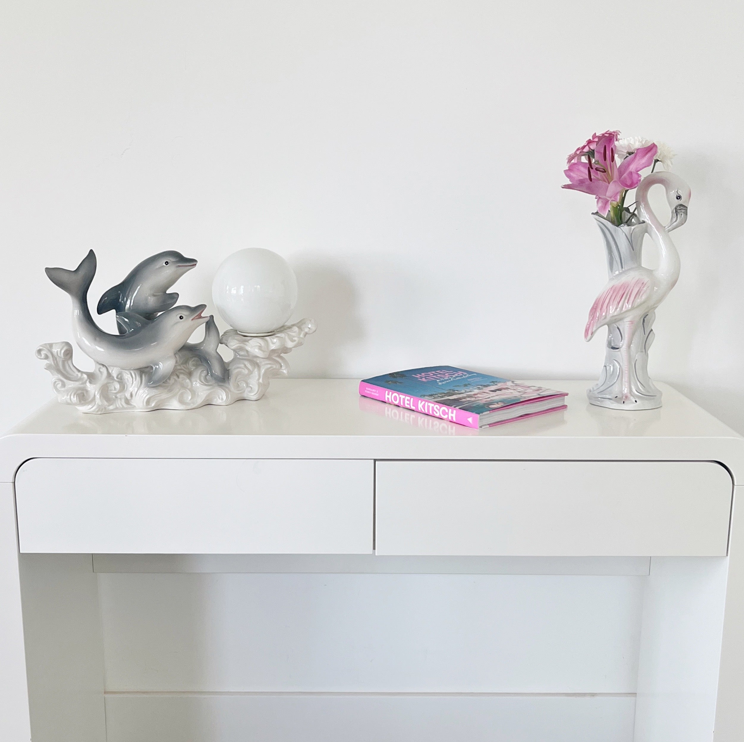 vase-flamant-rose-vintage