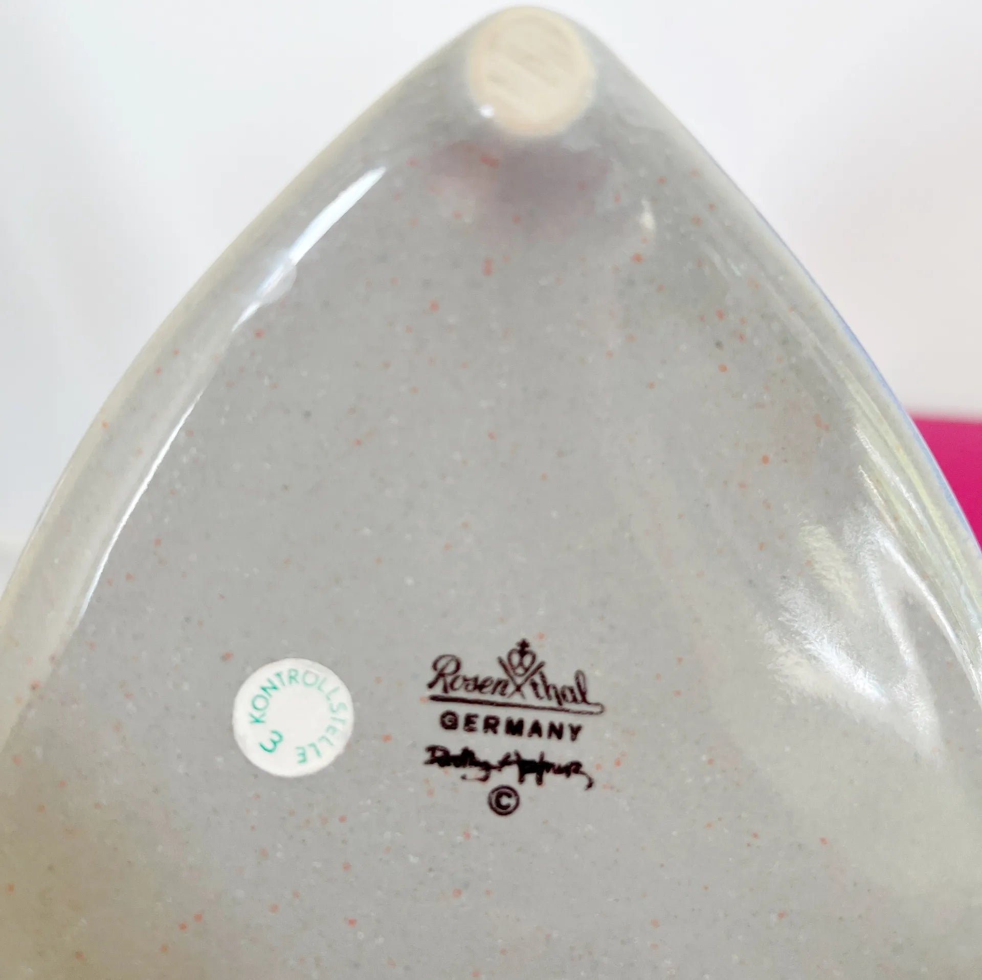 Vase géométrique par Dorothy Hafner pour Rosenthal - Club Barbara