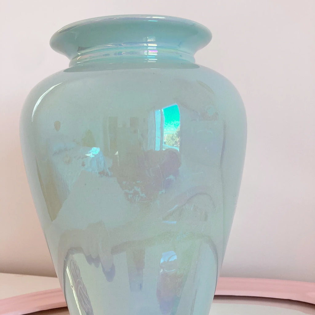 Vase iridescent vert - Club Barbara