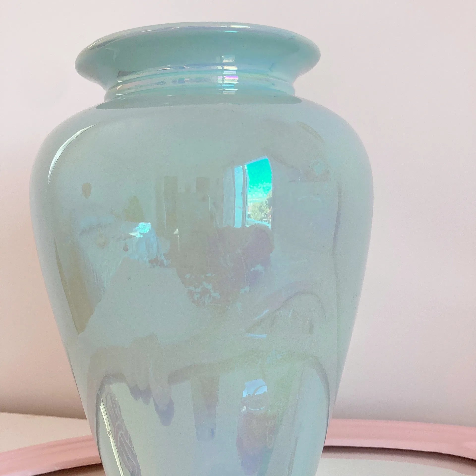 Vase iridescent vert - Club Barbara