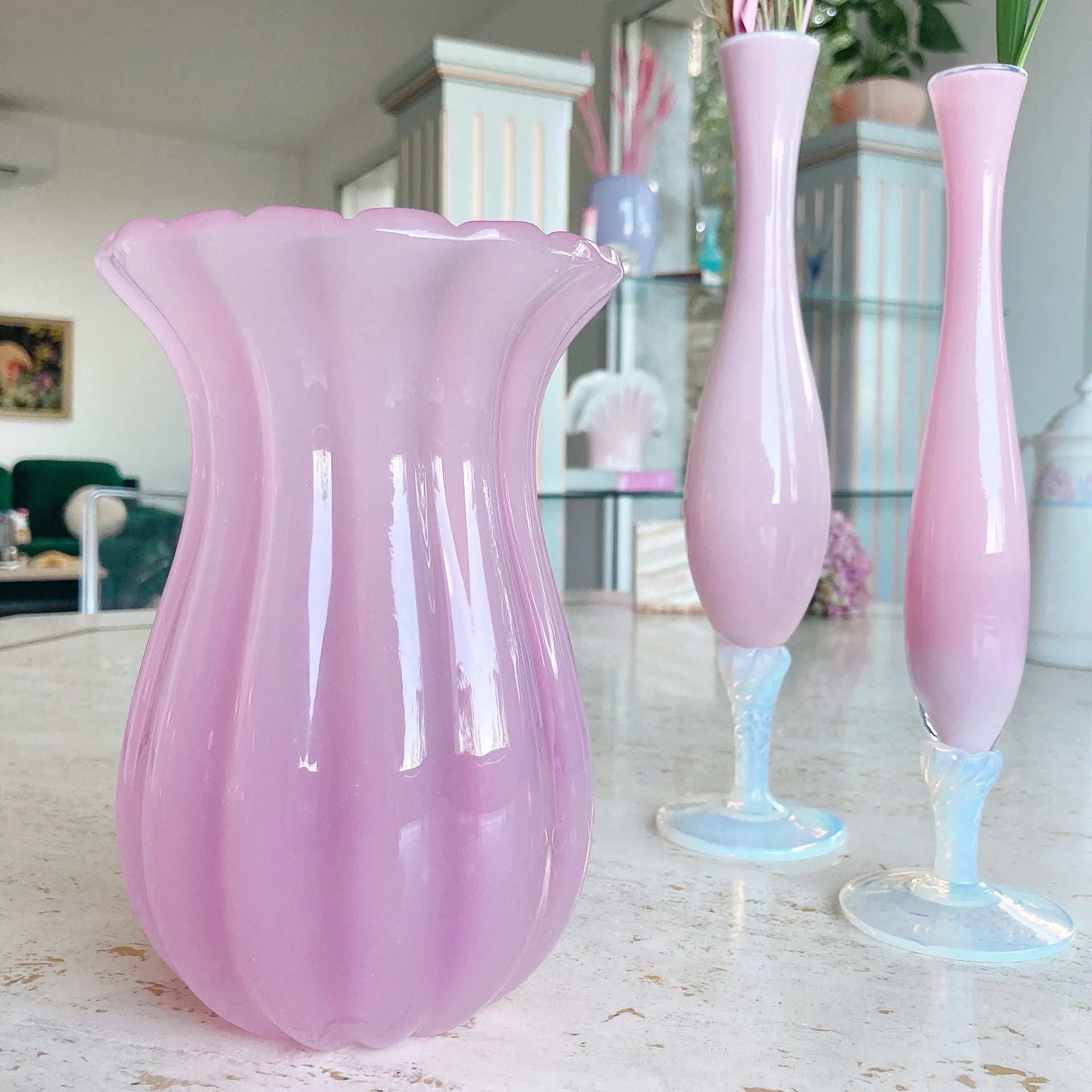 Vase rose corolle - Club Barbara