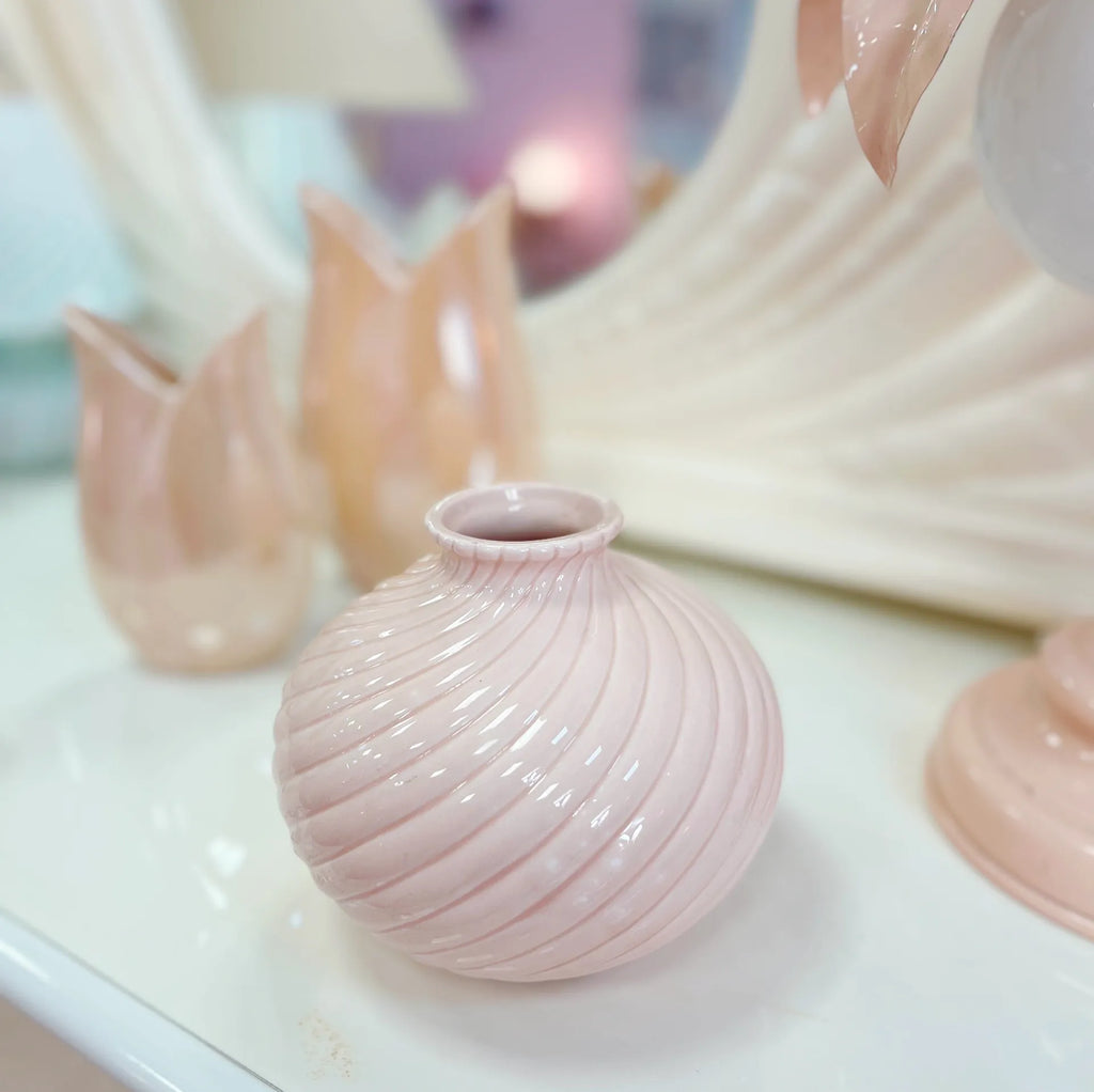 Vase twist beige rosé - Club Barbara