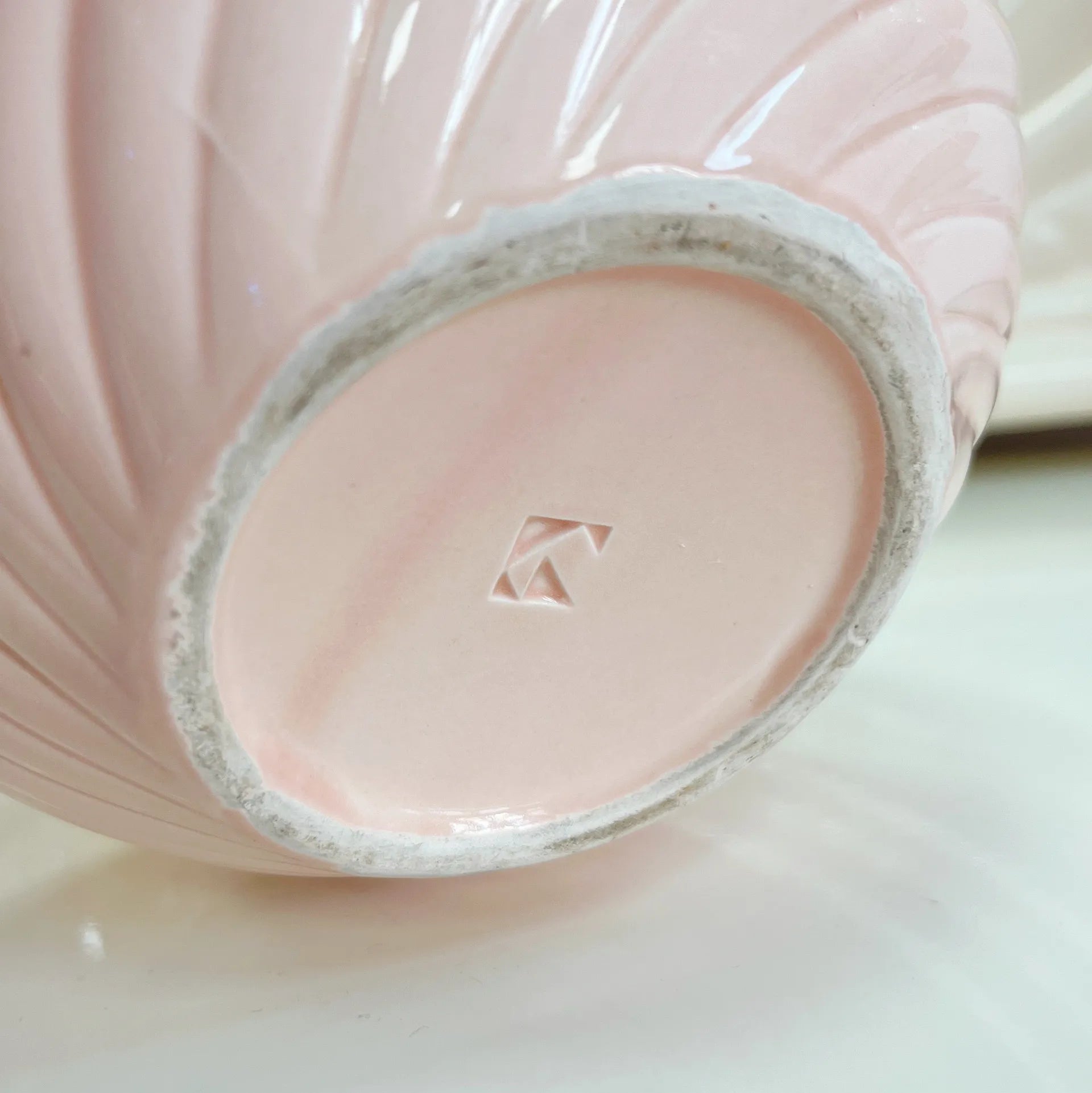 Vase twist beige rosé - Club Barbara
