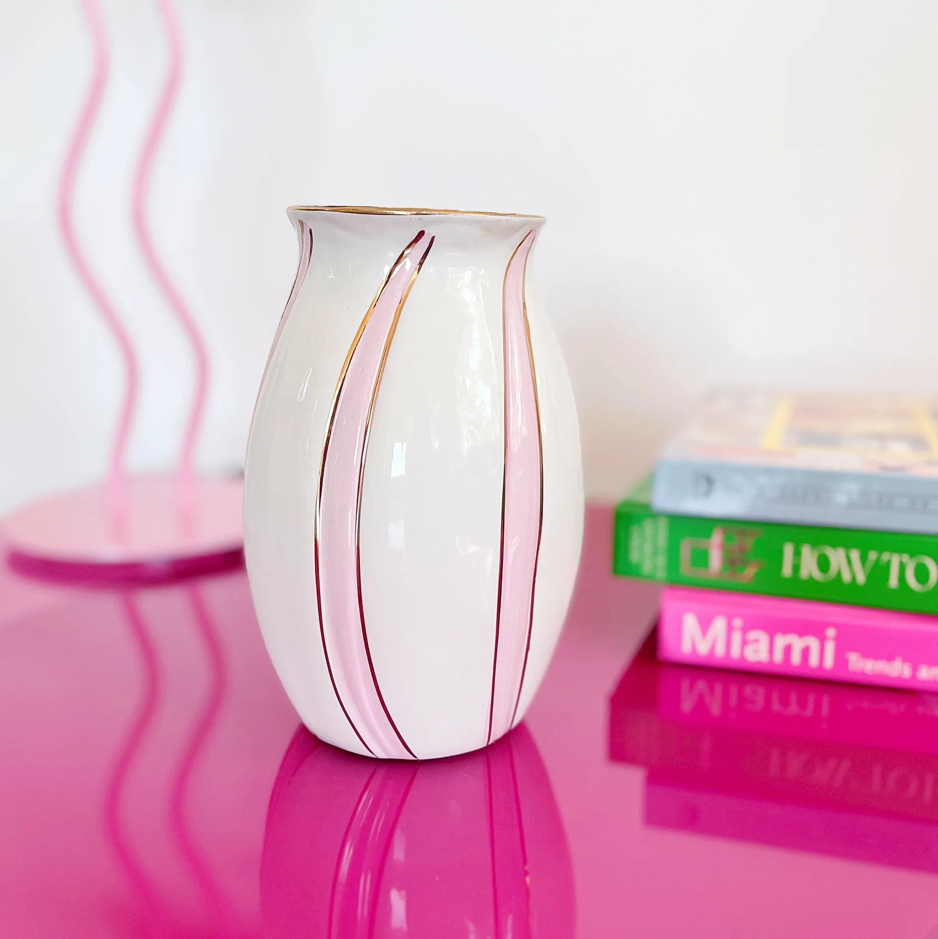 Vase twist vintage rose - Club Barbara
