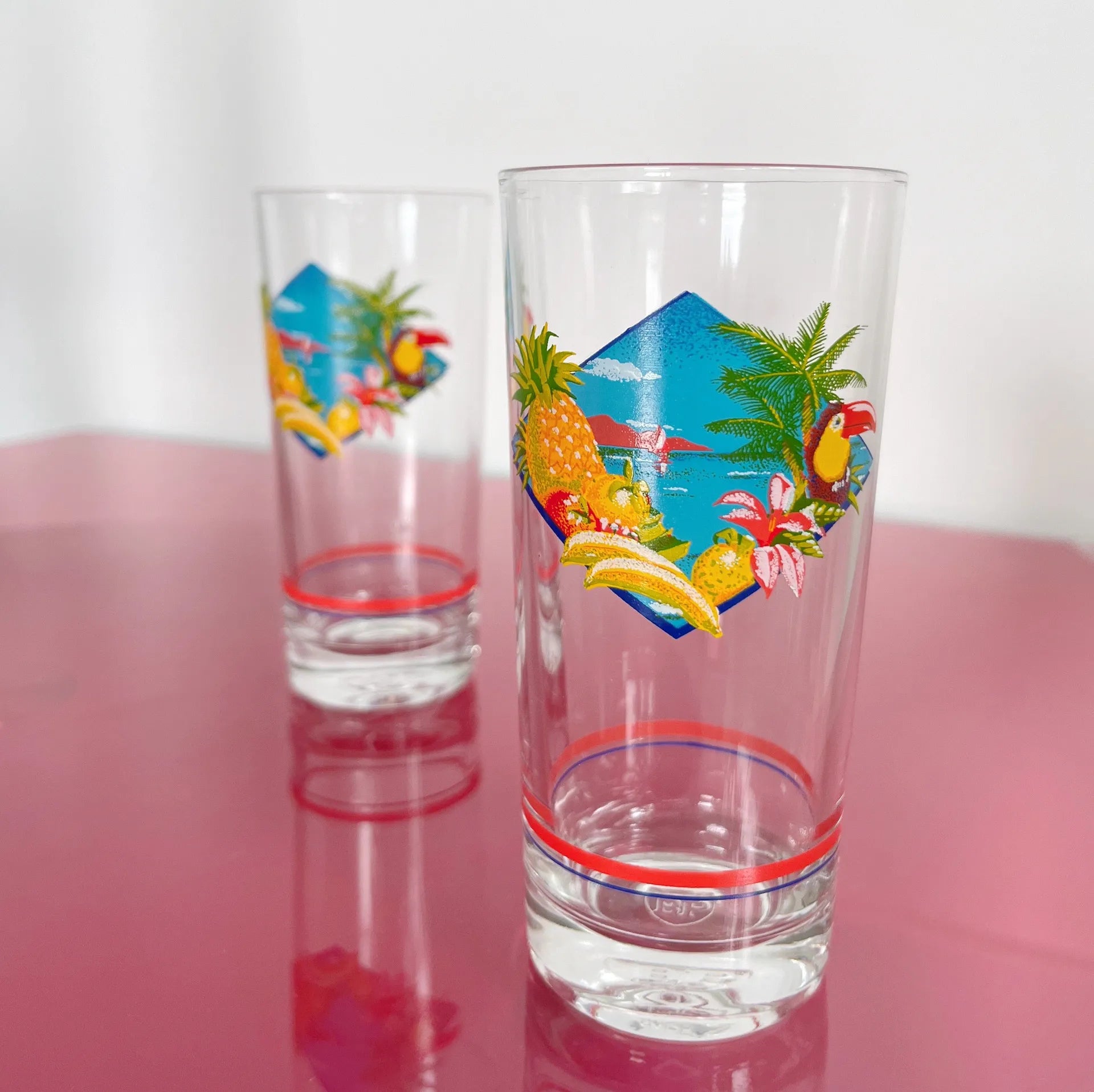 Verres à orangeade tropicaux (x6) - Club Barbara
