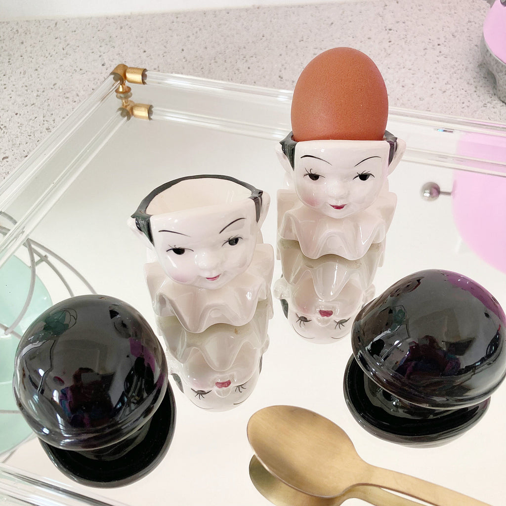 Pierrot egg cups