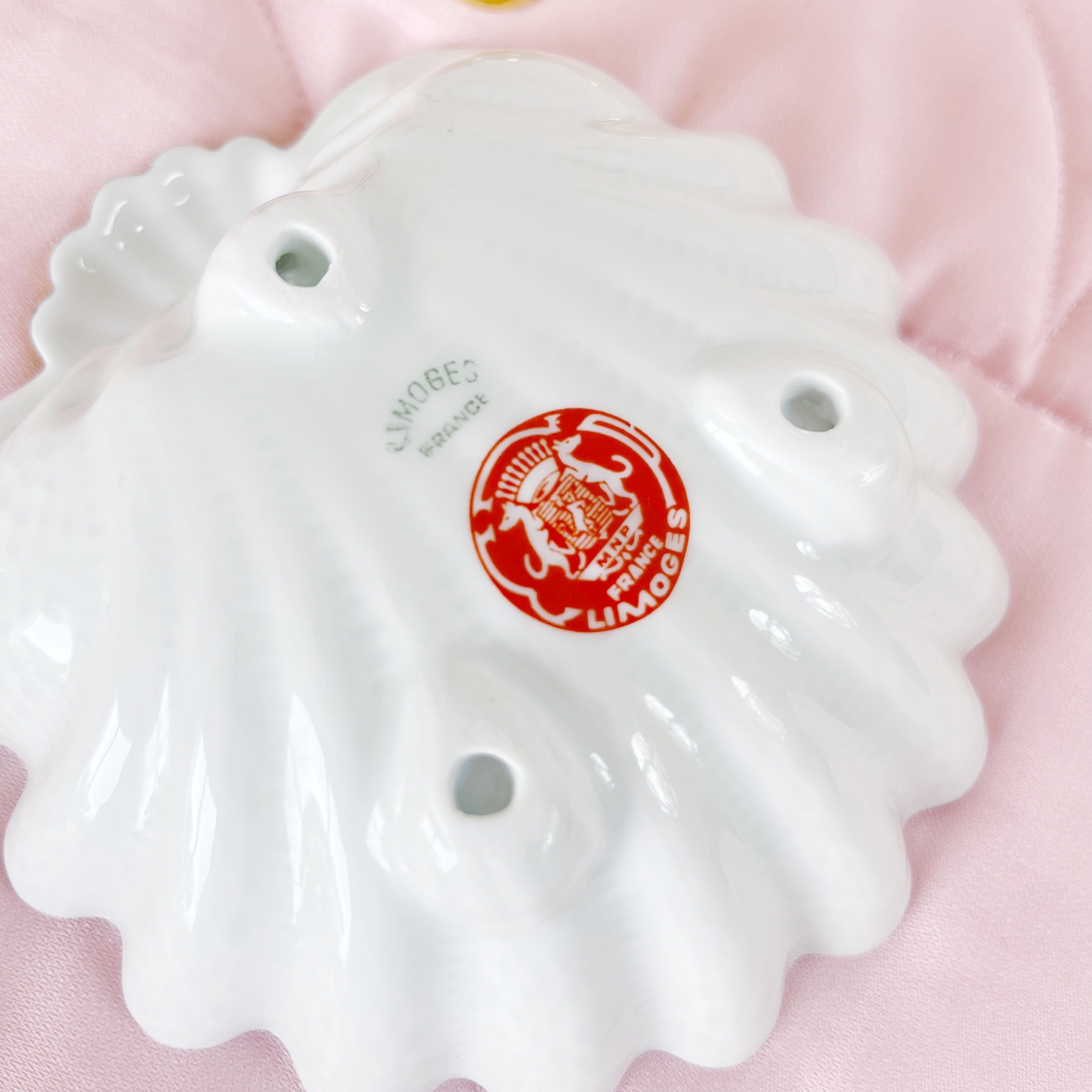 Coupe coquillage en porcelaine