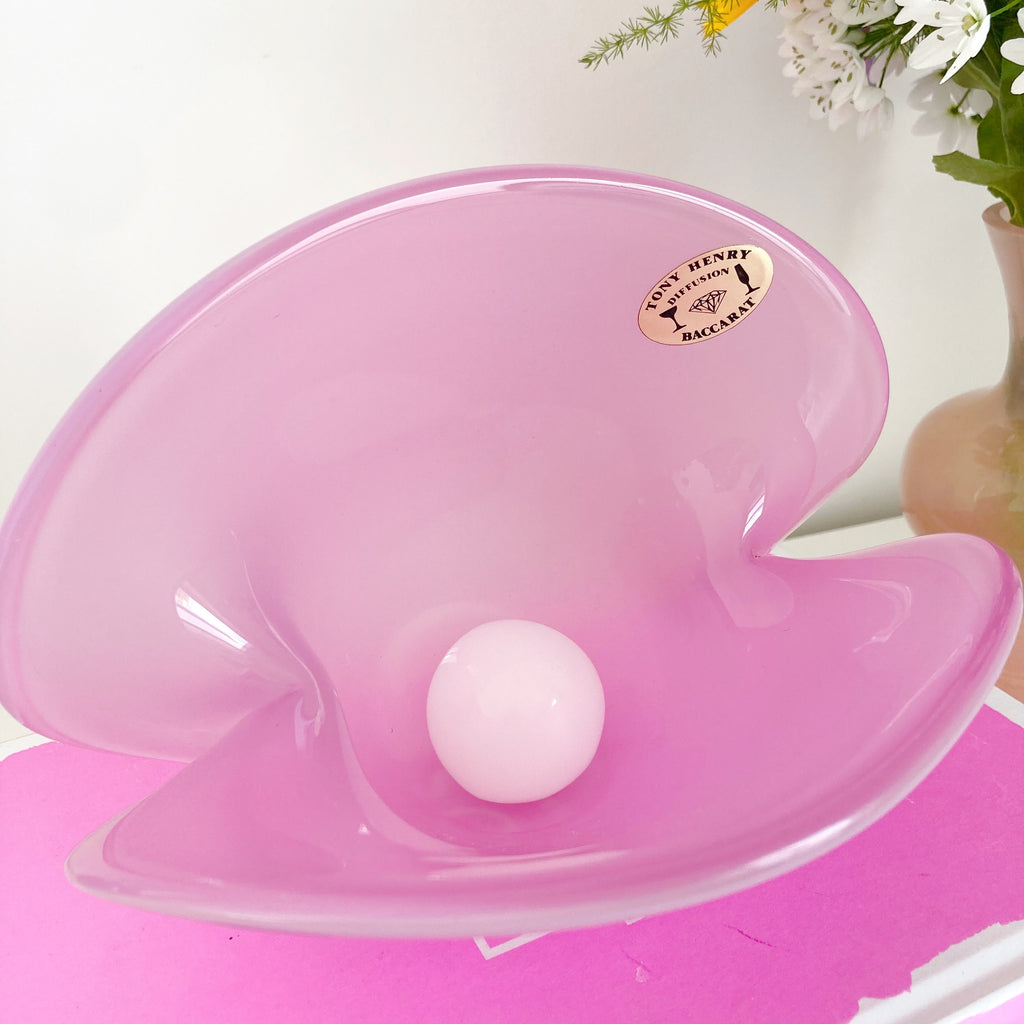 Coupe coquillage en cristal Baccarat