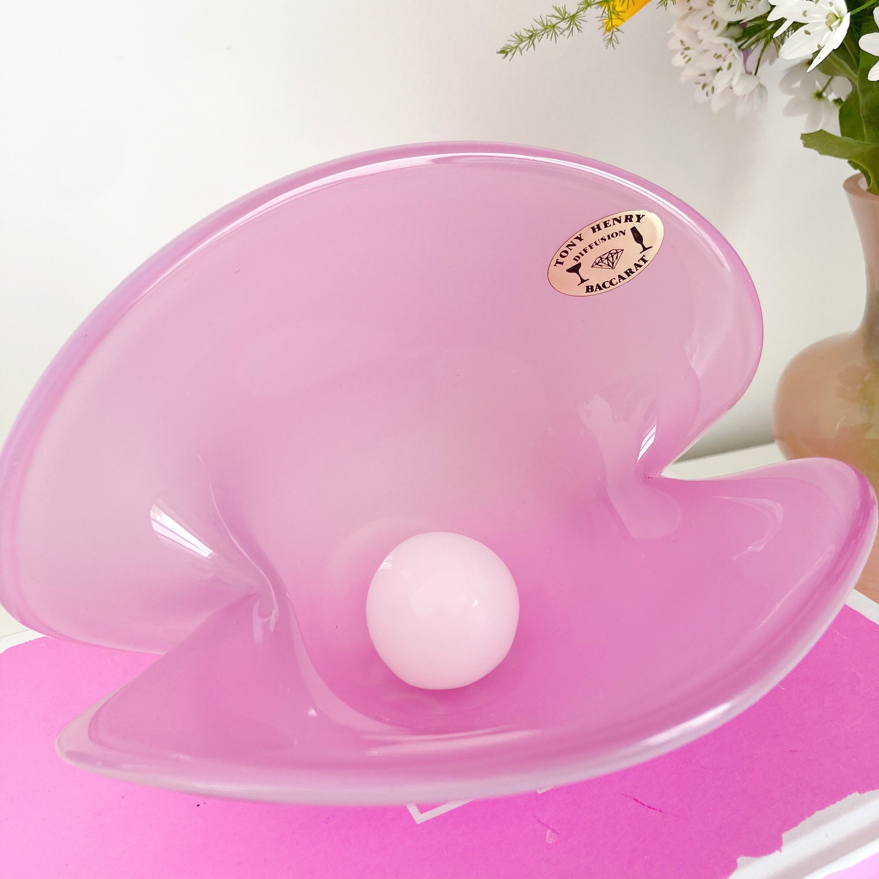 Coupe coquillage en cristal Baccarat