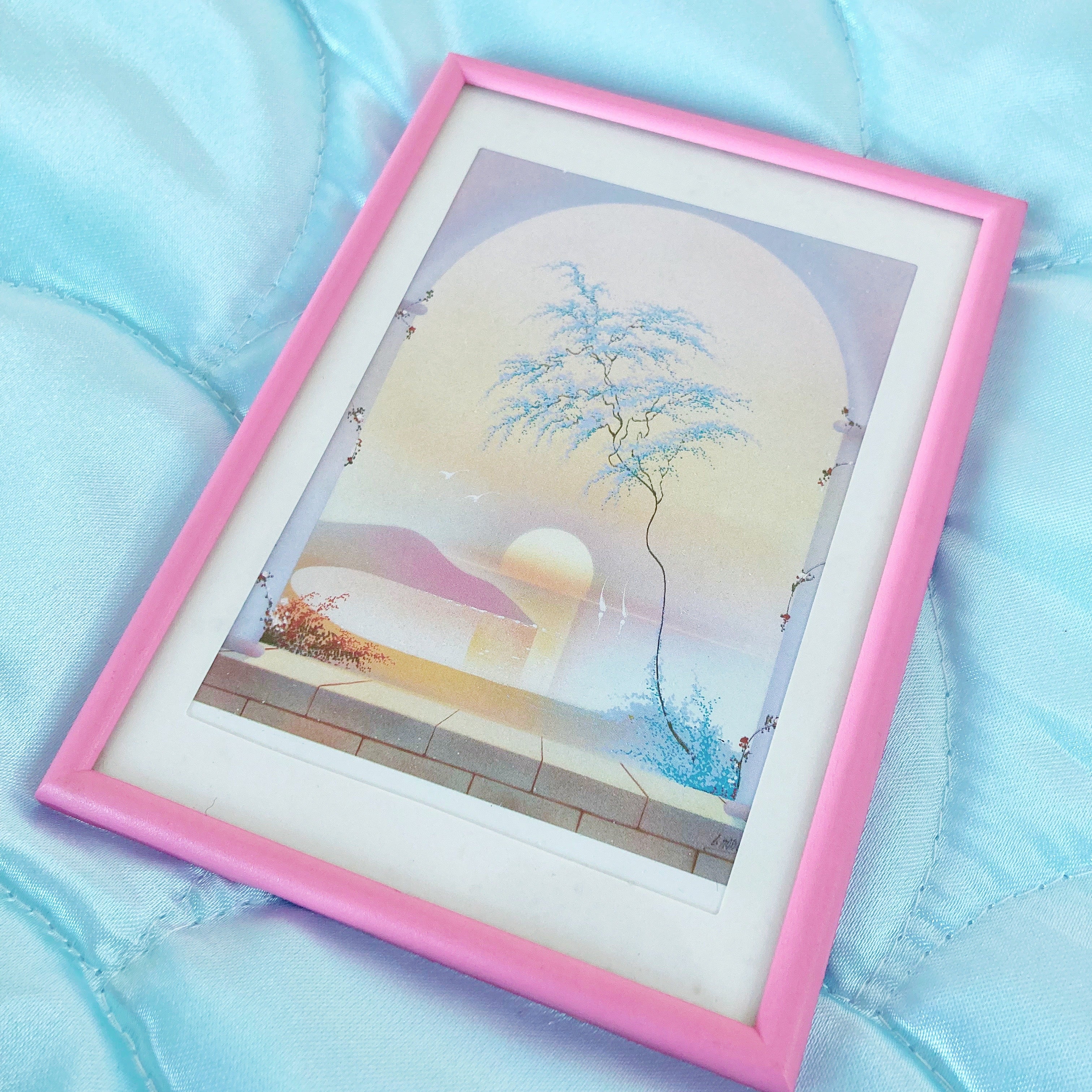 Triptyque de cadres années 80