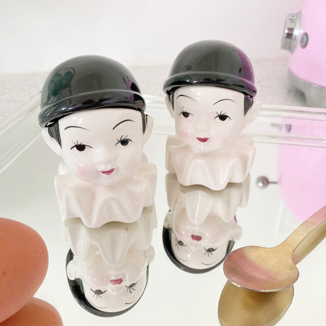 Pierrot egg cups