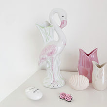 Charger l&#39;image dans la galerie, vase vintage flamant rose pastel
