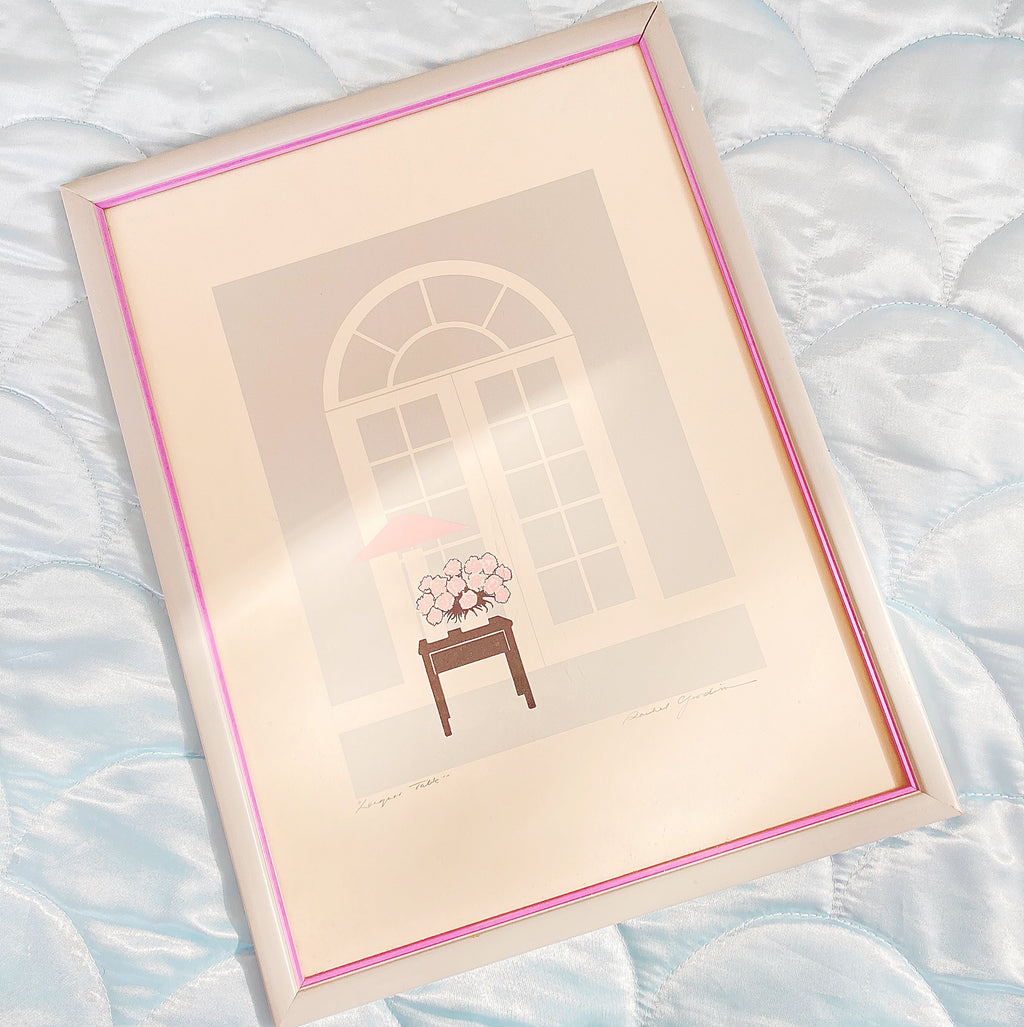 lithographie pastel annees 80