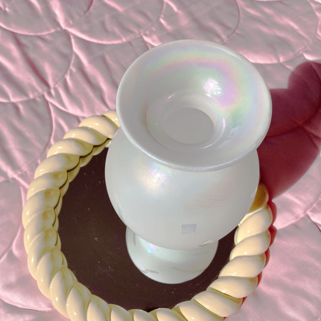 80's geometric pattern vase