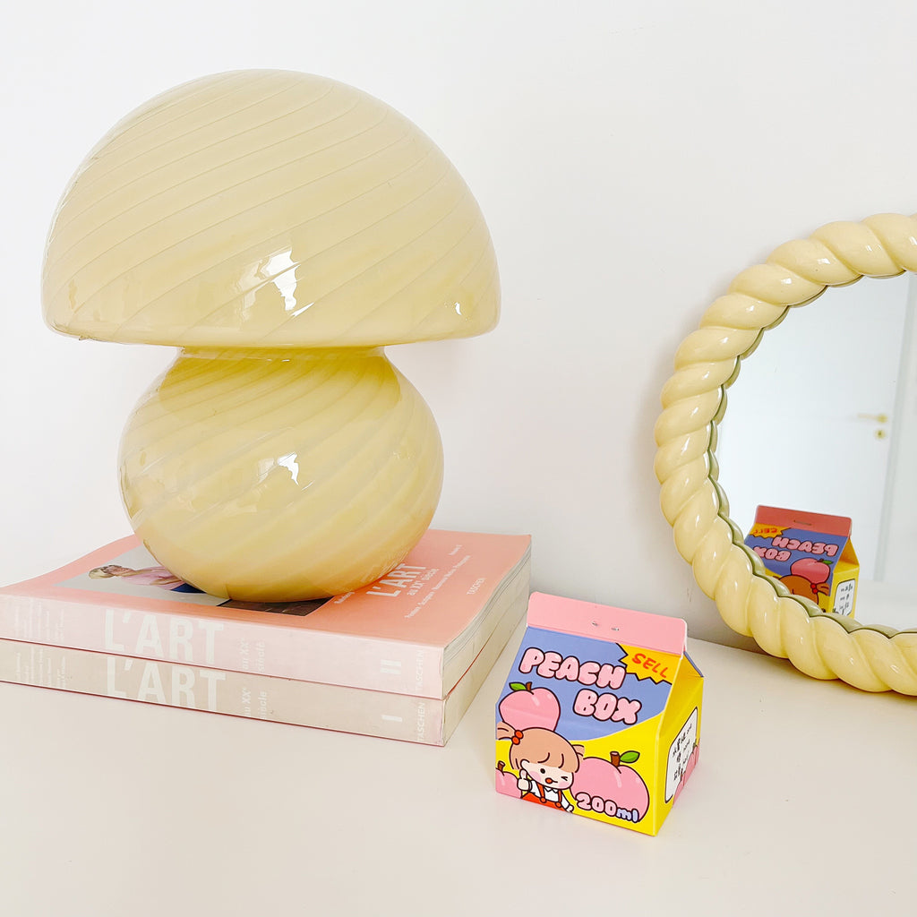 Lampe champignon Murano tourbillon