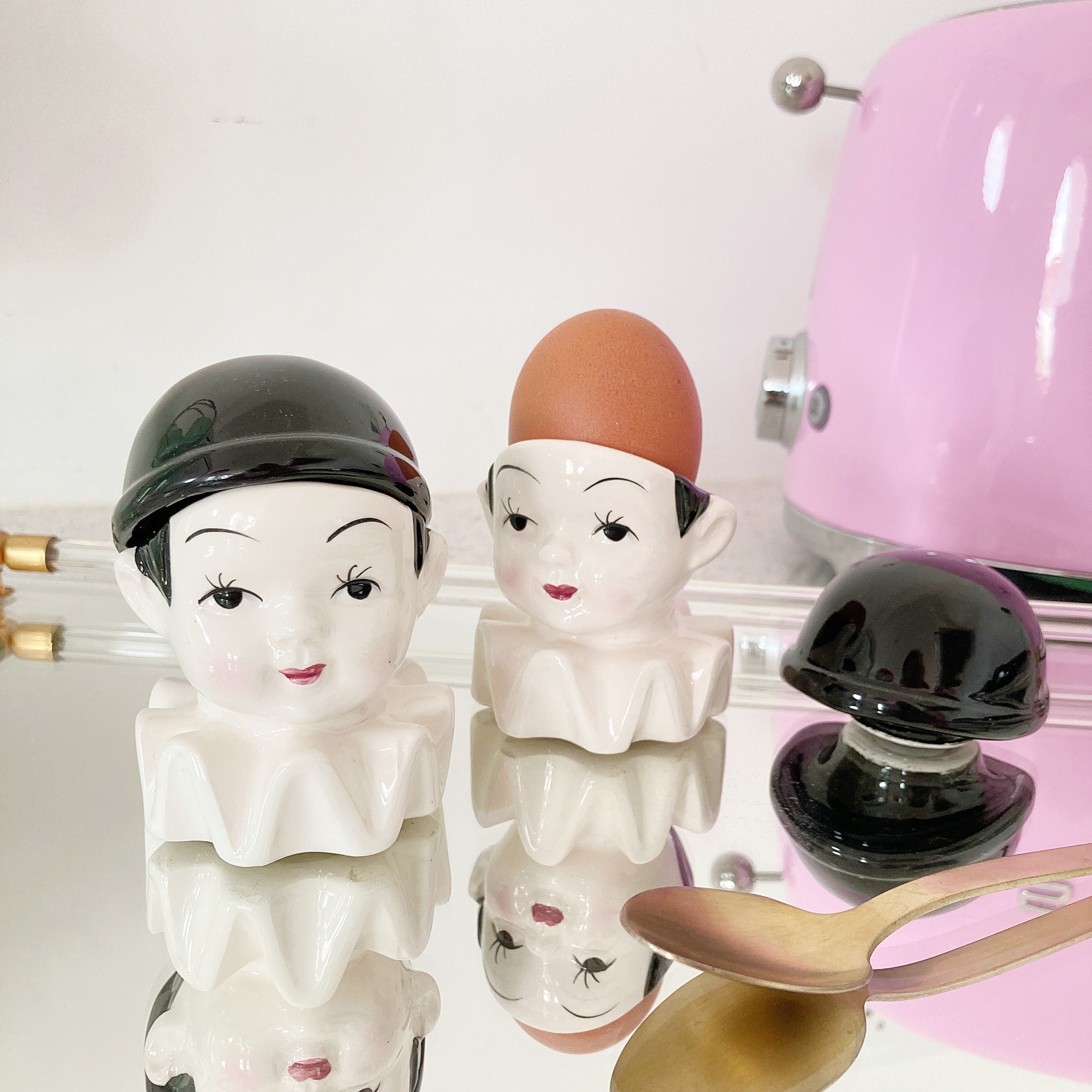 coquetiers pierrot vintage