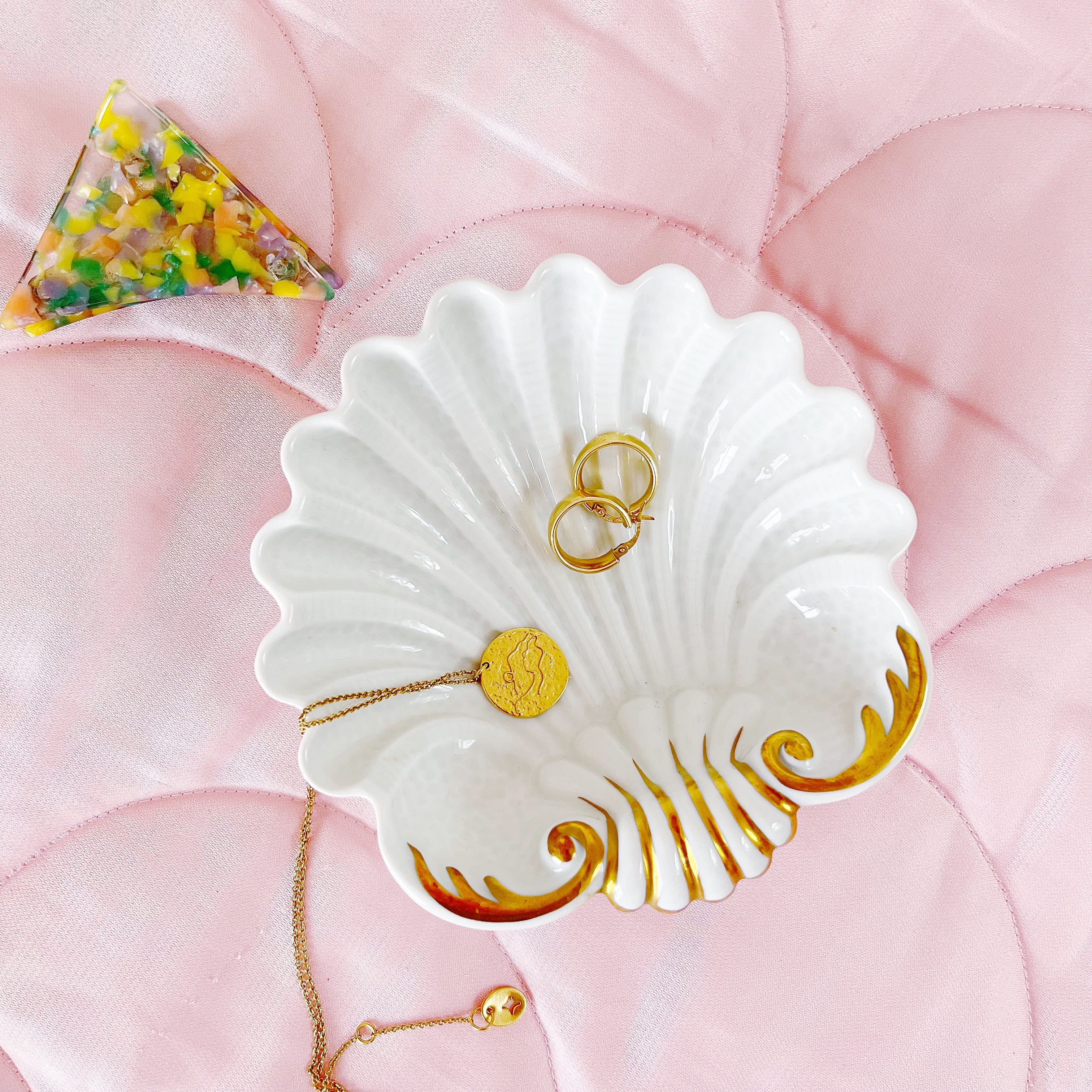 Coupelle coquillage en porcelaine