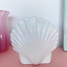 Load image into Gallery viewer, Vintage Iridescent Shell Vase
