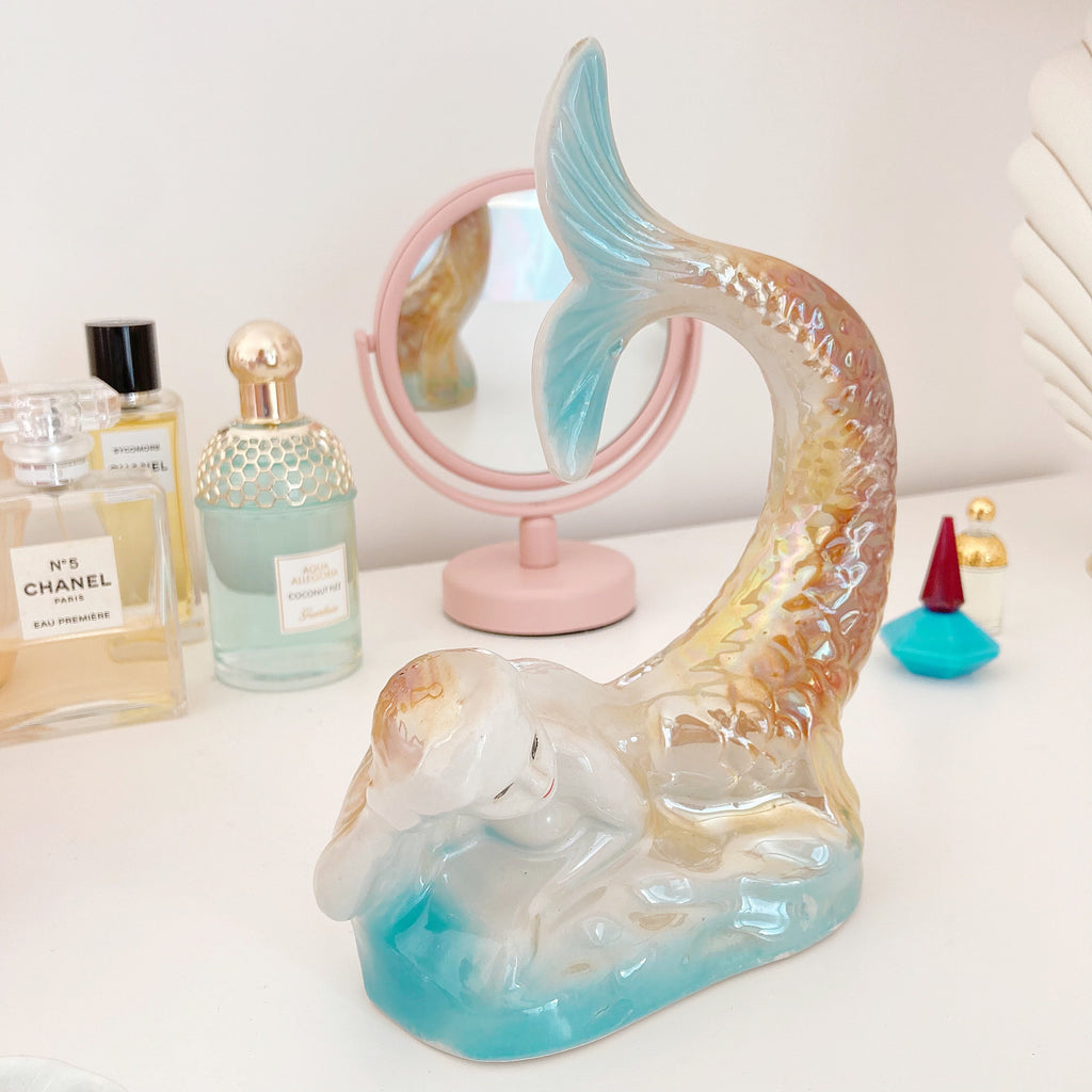 Statuette sirène iridescente – Brésil, années 60