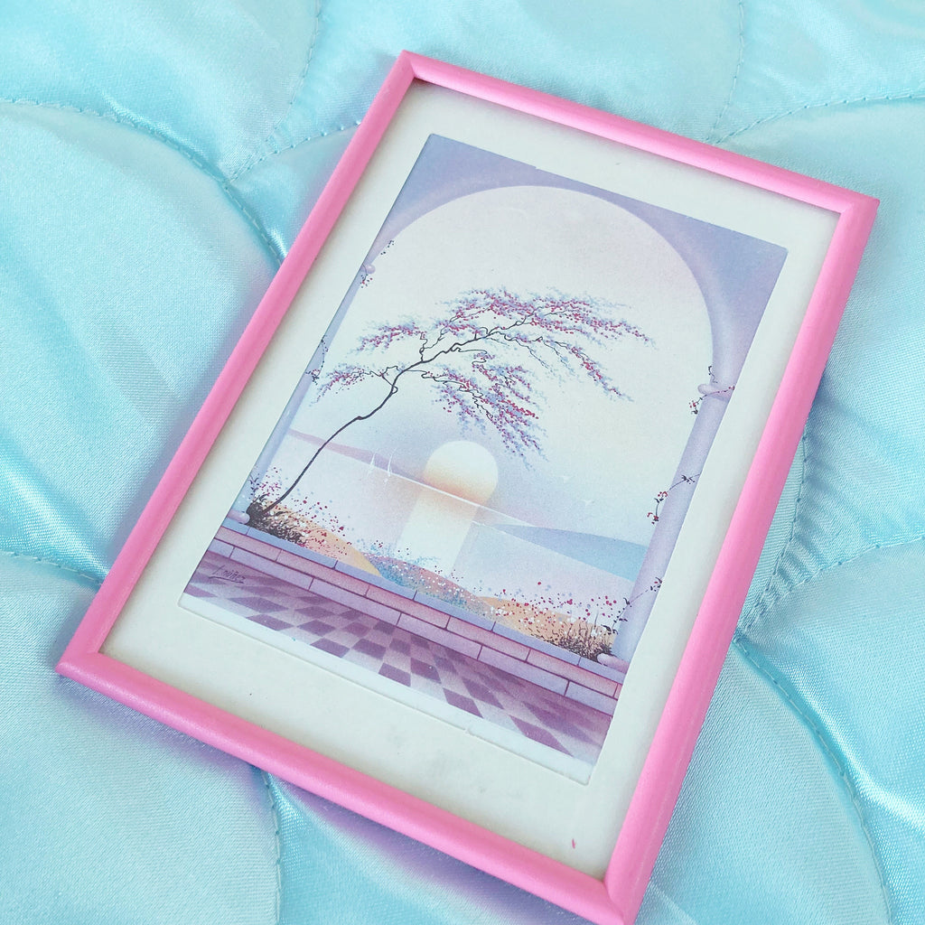 Triptyque de cadres années 80